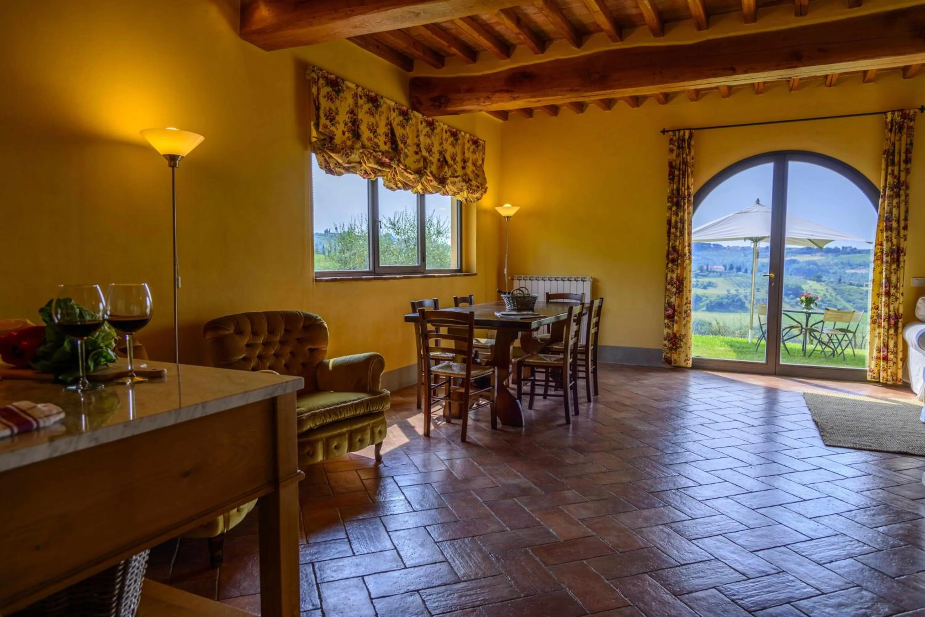 Dining area in Podere Vigliano