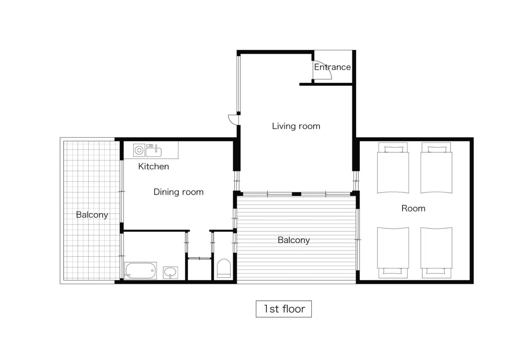 Floor Plan in Nasu Highland Park Official Hotel Towa Pure Cottages