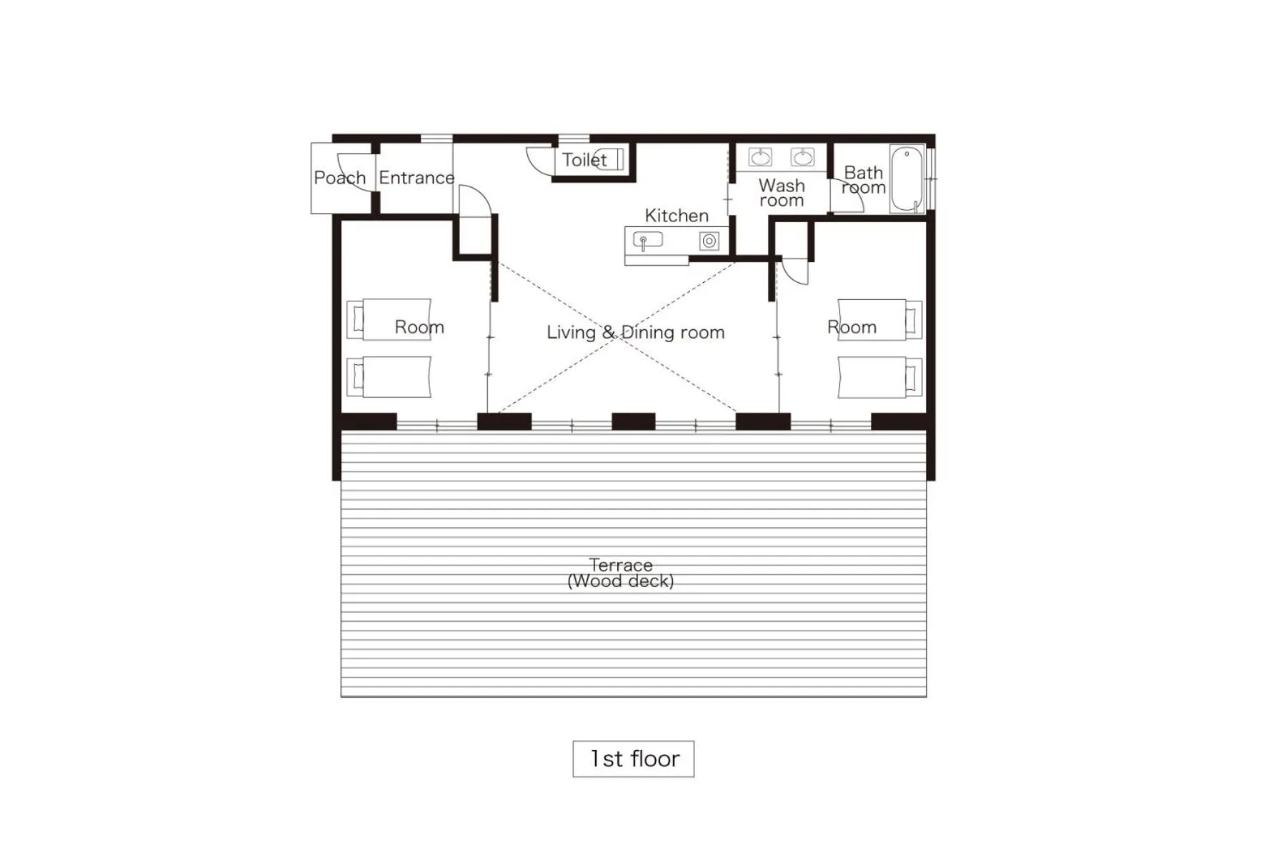 Floor Plan in Nasu Highland Park Official Hotel Towa Pure Cottages