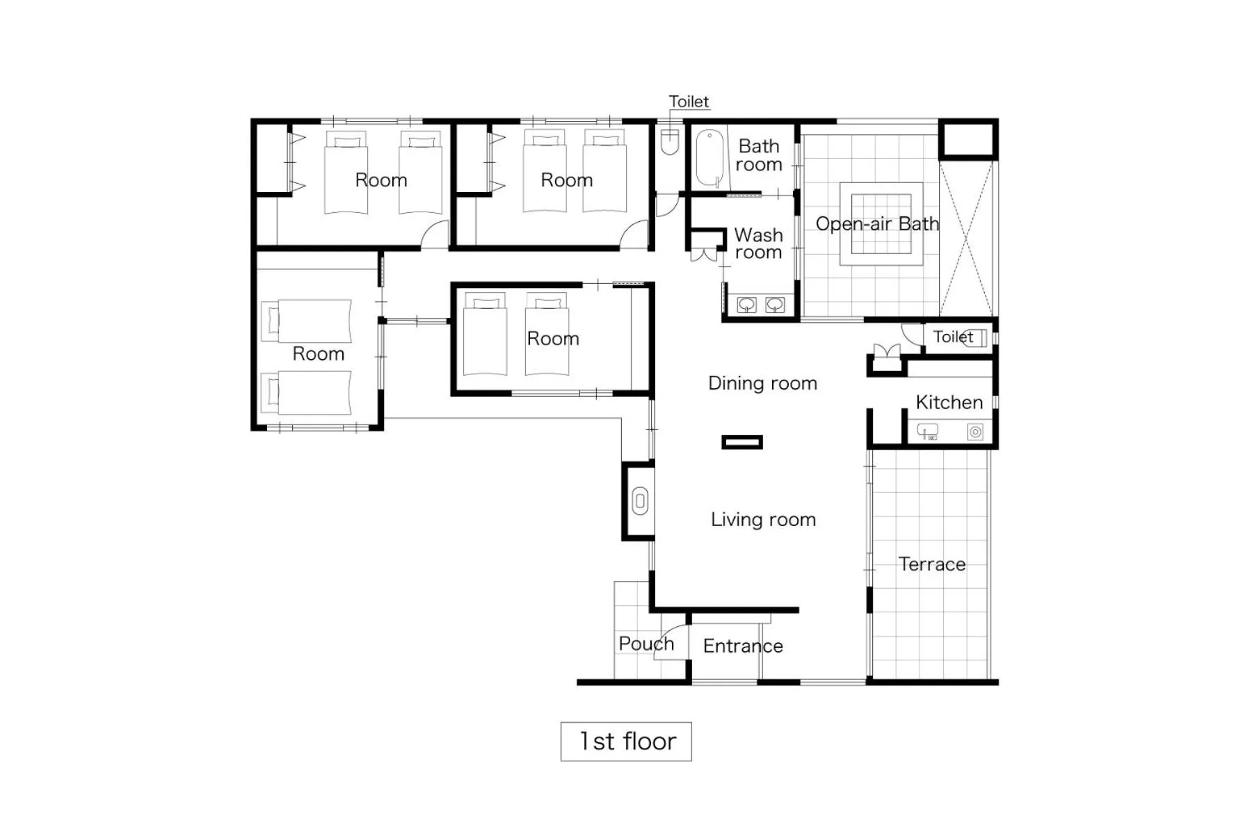 Floor Plan in Nasu Highland Park Official Hotel Towa Pure Cottages