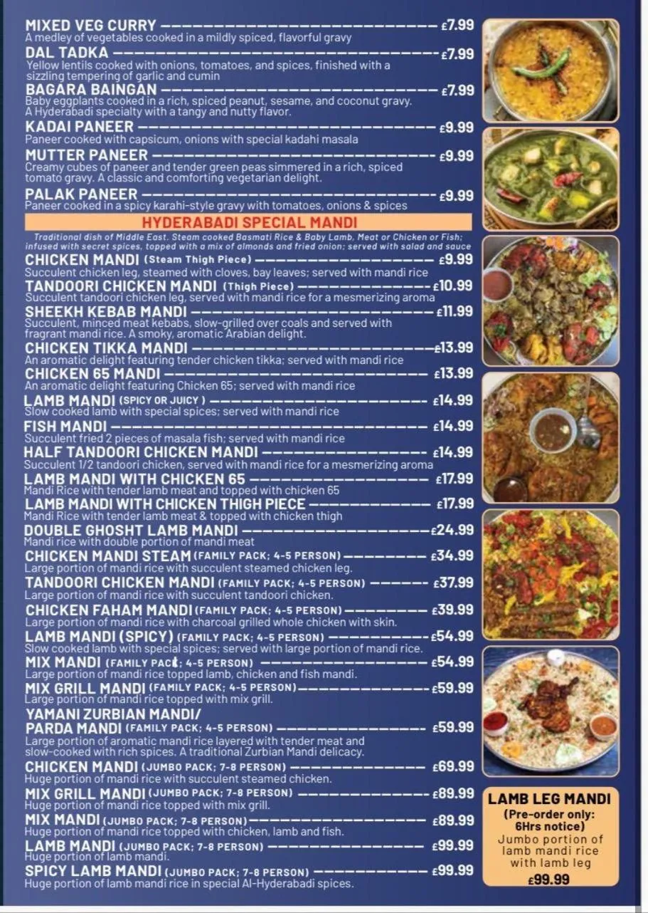 Restaurant/places to eat in Baylis Park Hotel