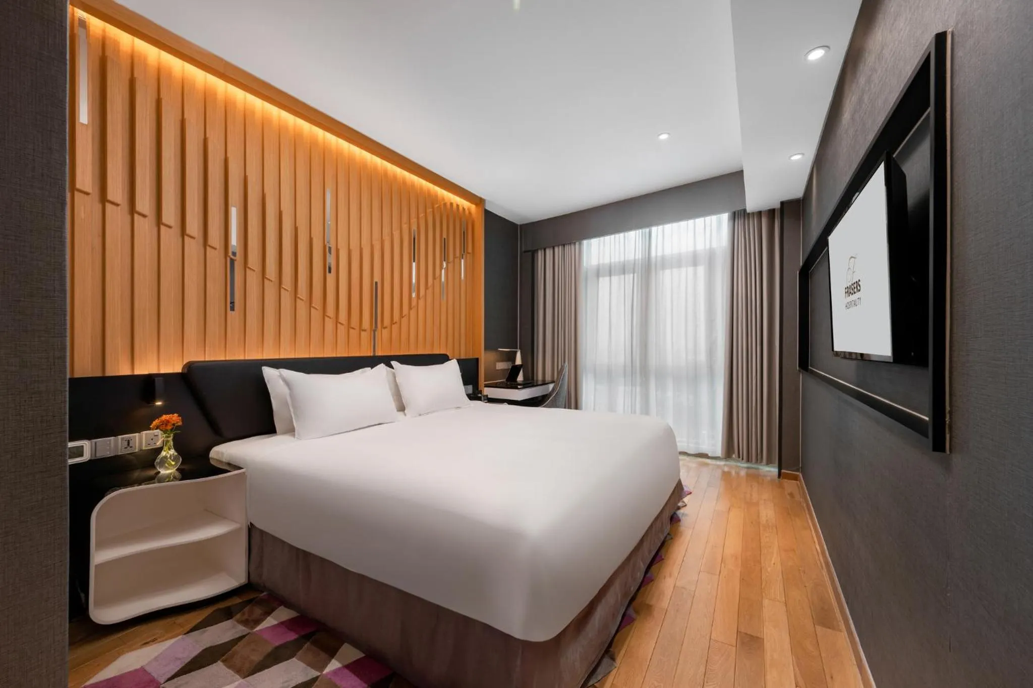 Bedroom, Bed in Fraser Place Puteri Harbour