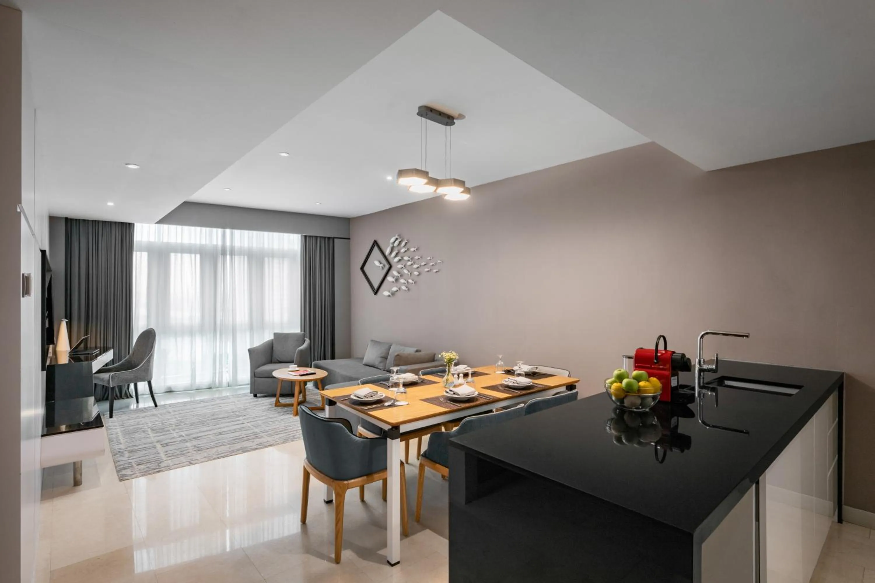 Sea view in Fraser Place Puteri Harbour