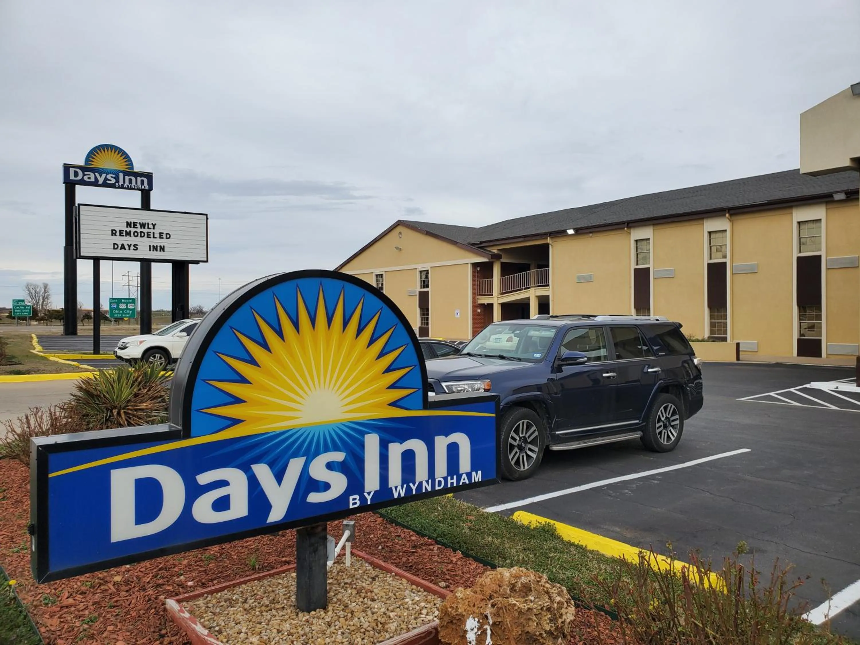 Property logo or sign in Days Inn by Wyndham Lawton