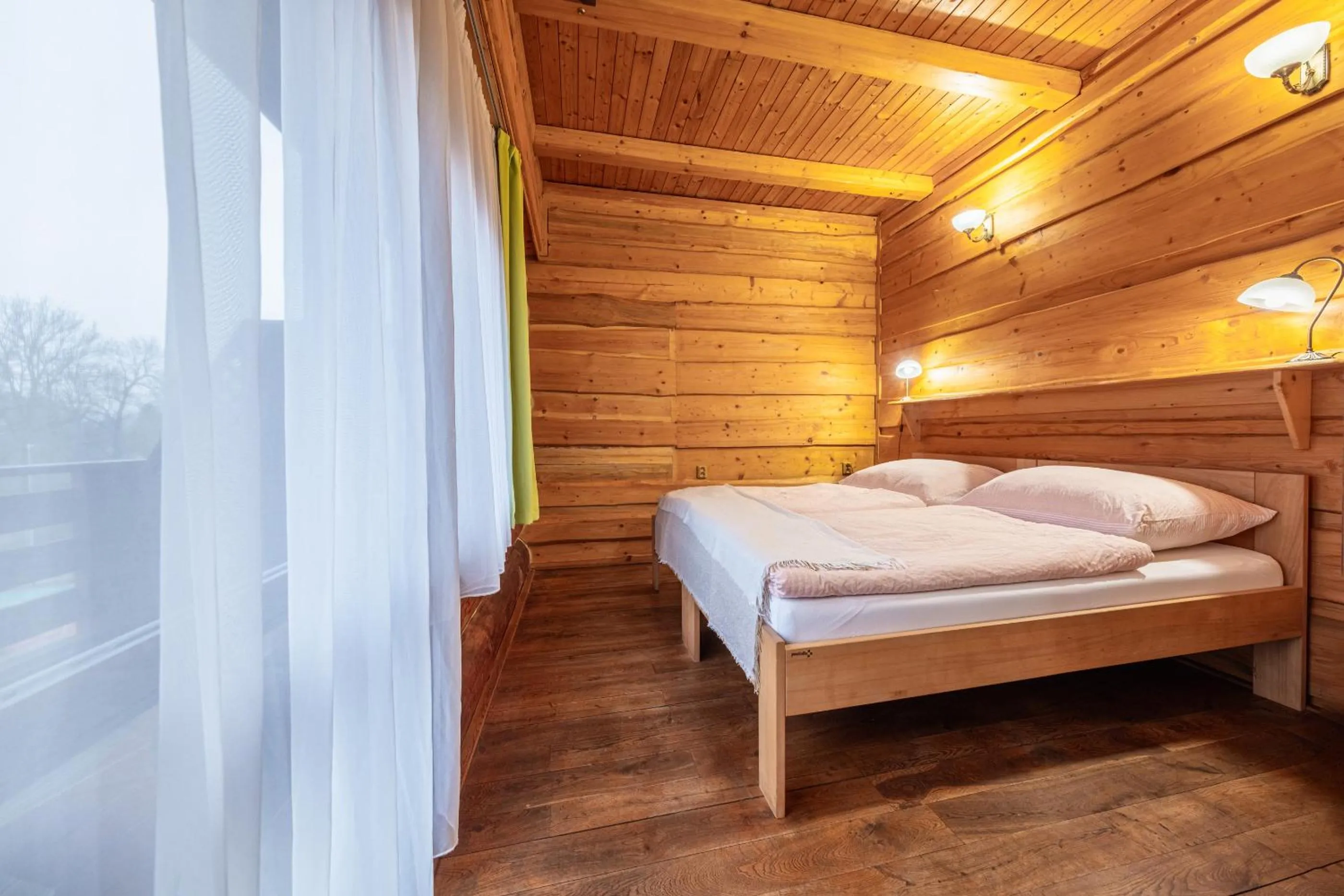 Bedroom, Bed in Sport-hotel Šibeniční vrch