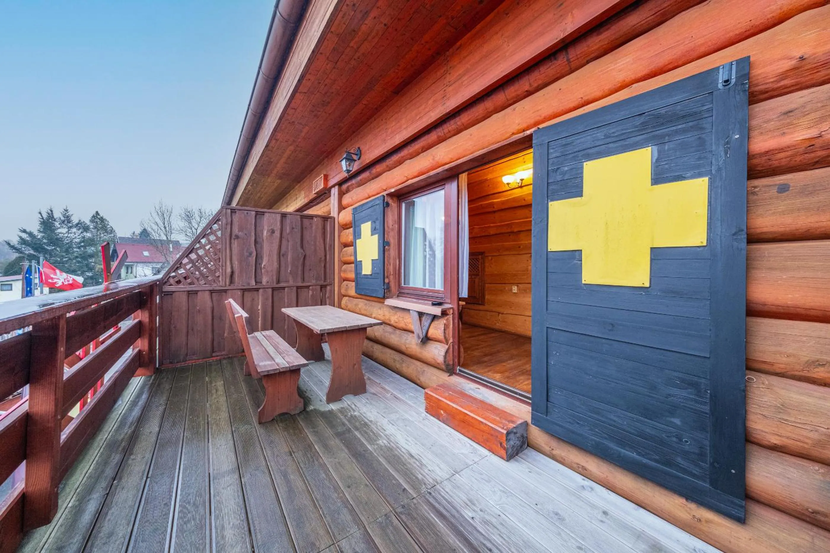 Balcony/Terrace in Sport-hotel Šibeniční vrch