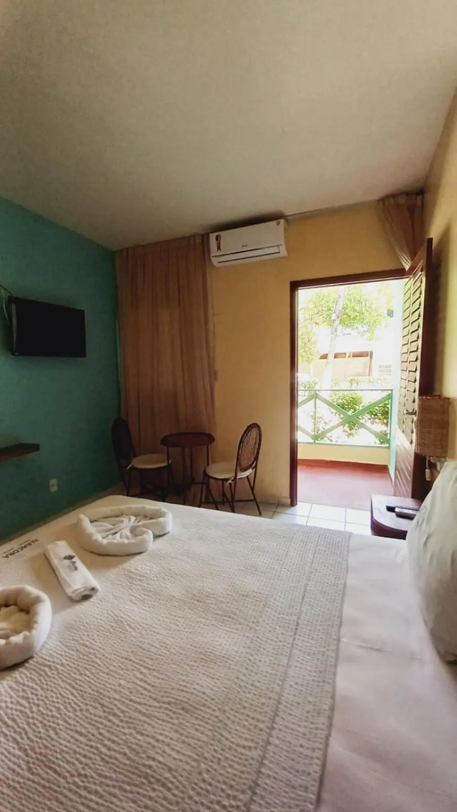 View (from property/room), Bed in Albacora Praia Hotel