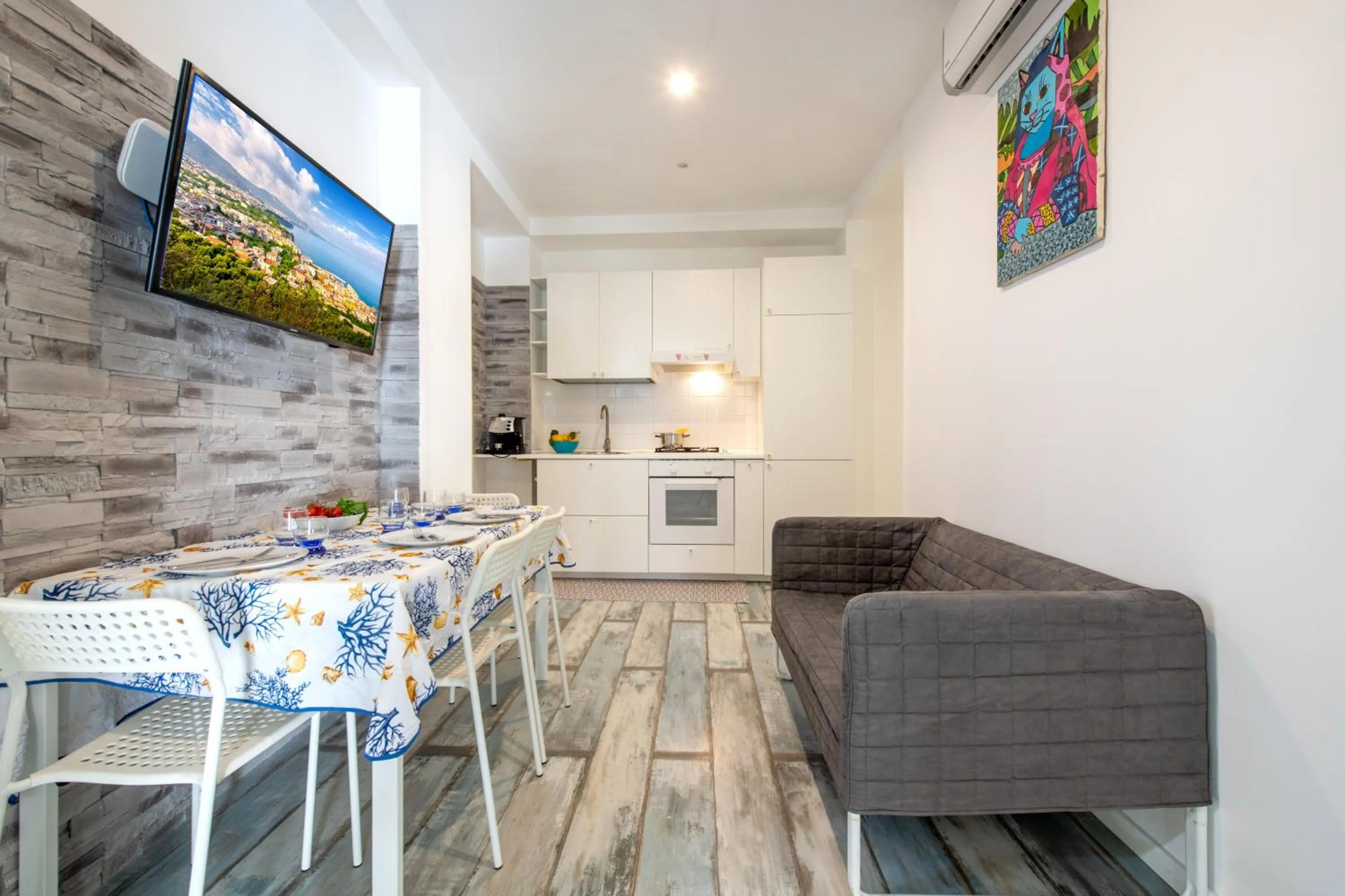 Living room in Il Ciottolo Sorrento