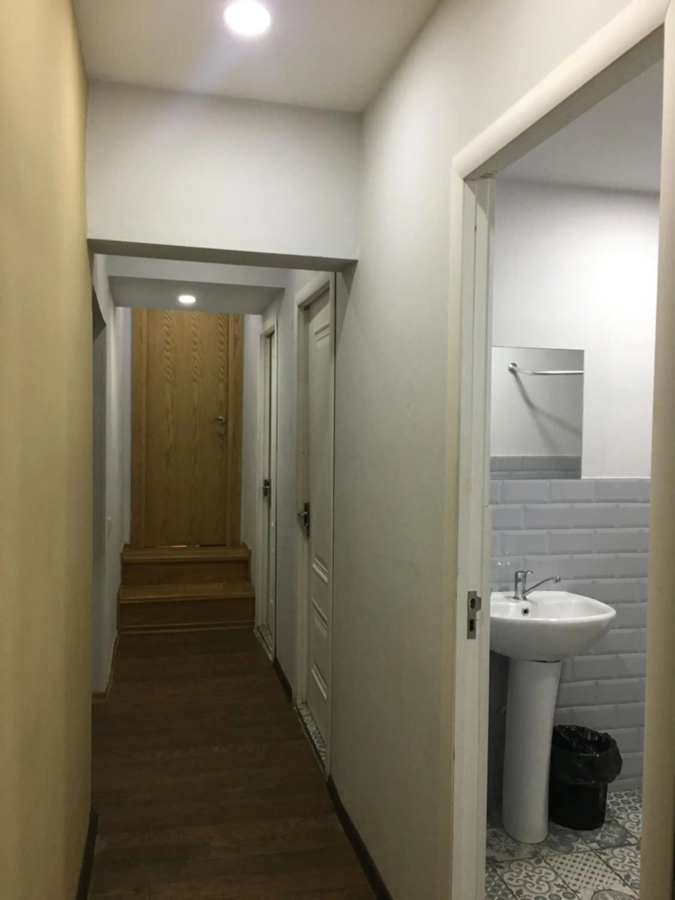 Toilet in Moosica Hostel