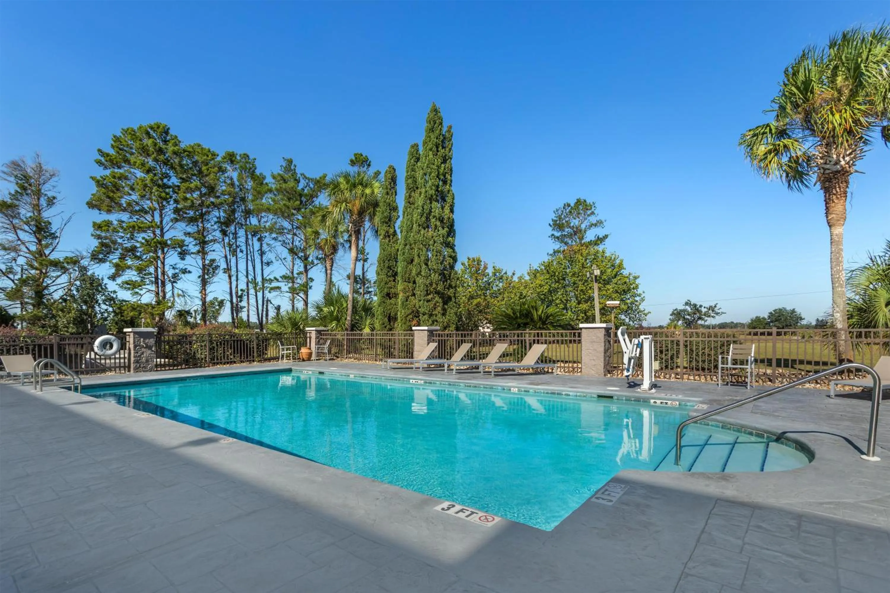 Pool view in Best Western Plus Madison
