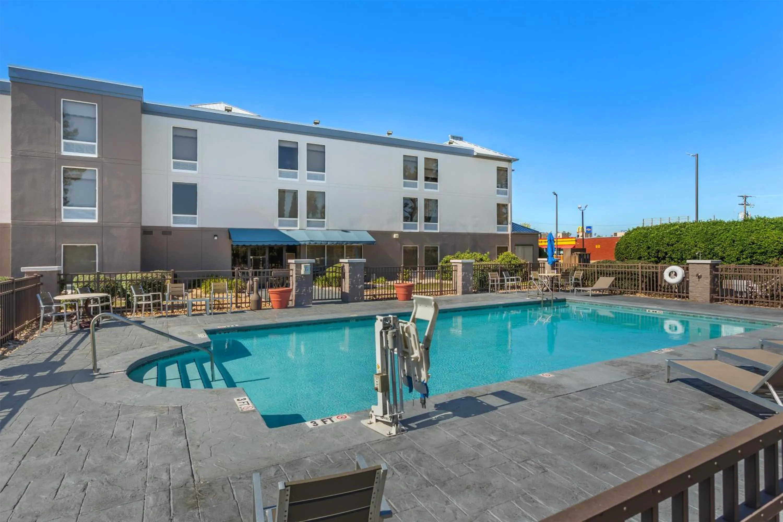 Pool view in Best Western Plus Madison