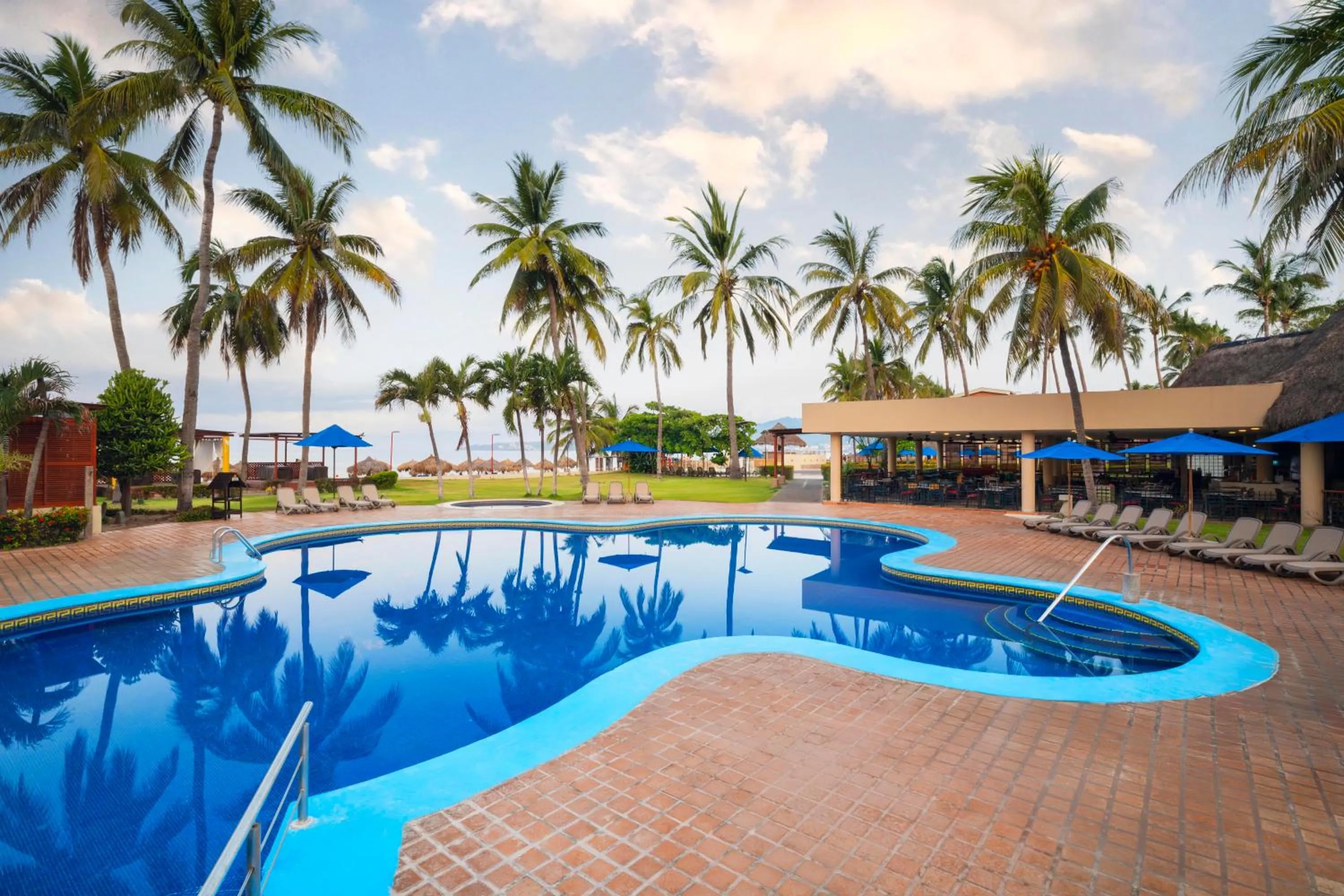Pool view in Grand Decameron Complex Bucerias, A Trademark All-Inclusive Resort