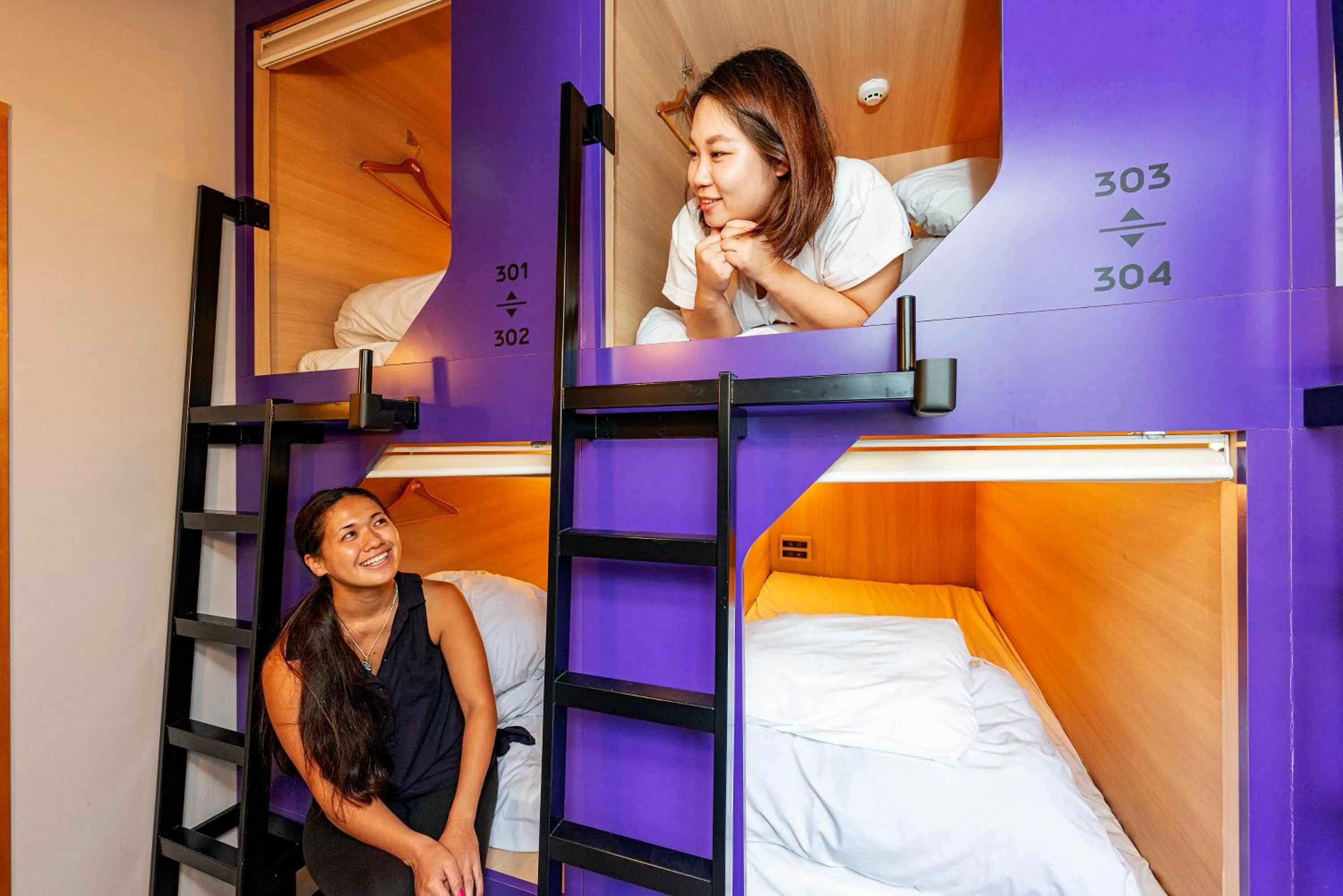 bunk bed, Bed in plat hostel keikyu asakusa station