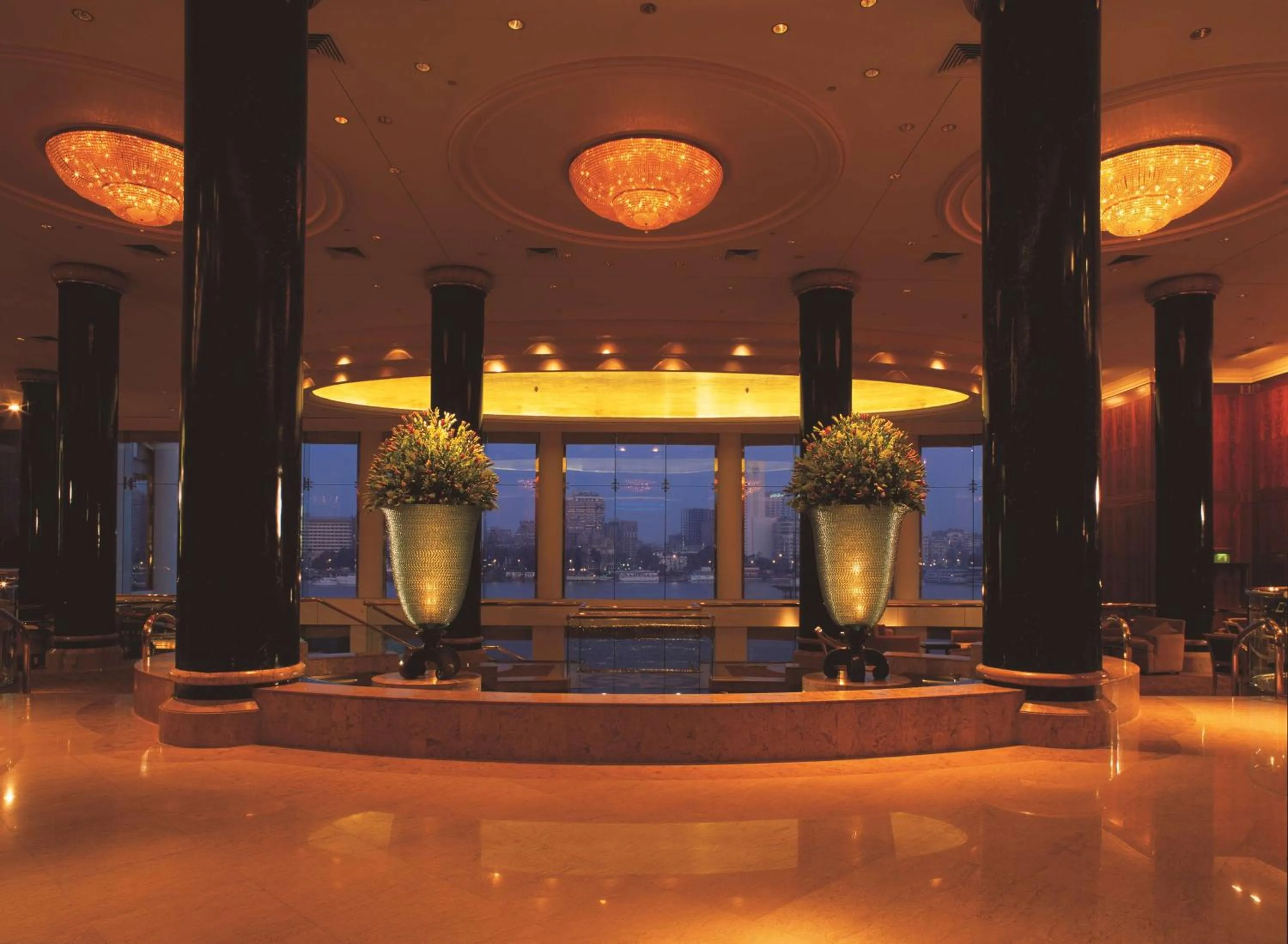 Lobby or reception in Hilton Cairo Grand Nile