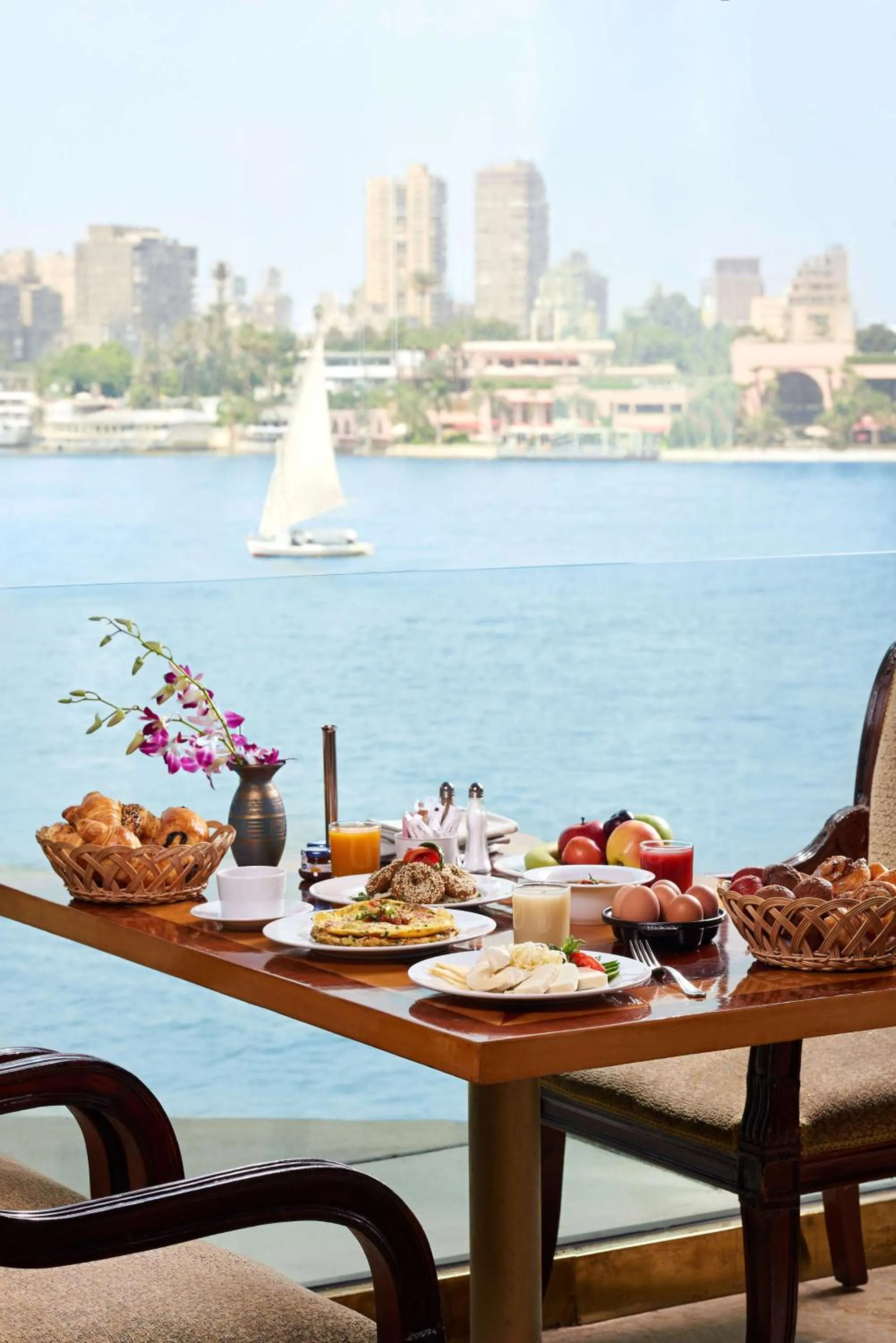 Breakfast in Hilton Cairo Grand Nile