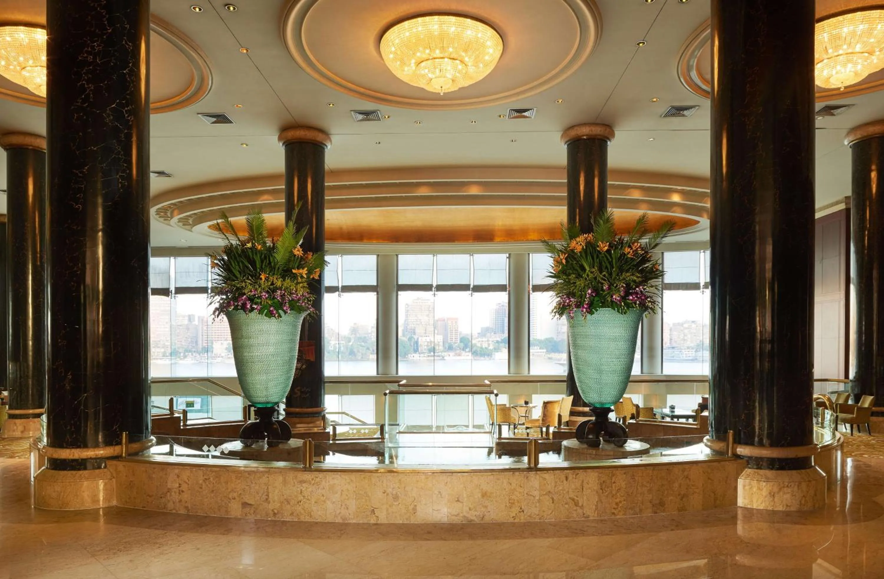 Lobby or reception in Hilton Cairo Grand Nile
