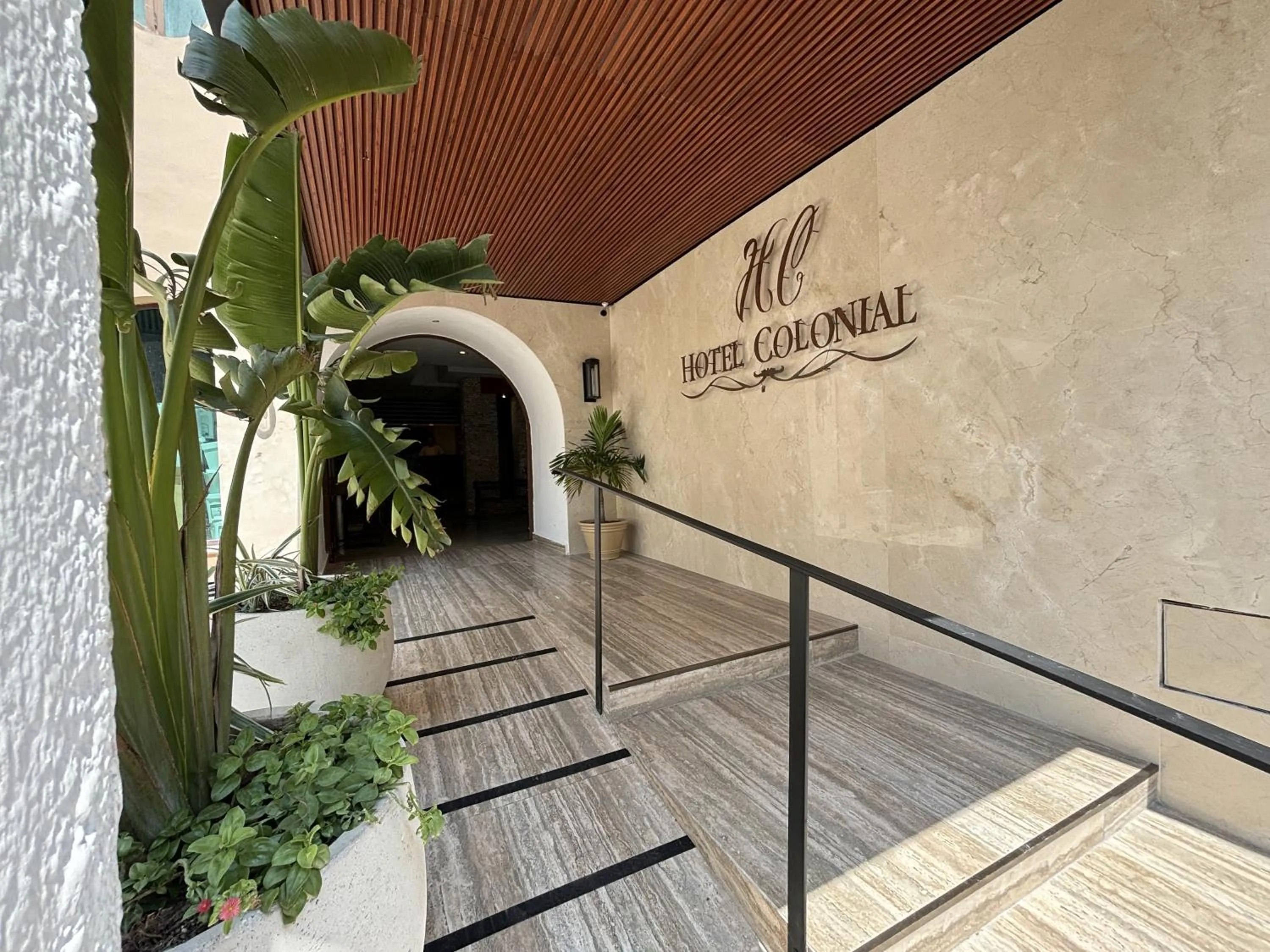 Property building in Hotel Colonial de Merida