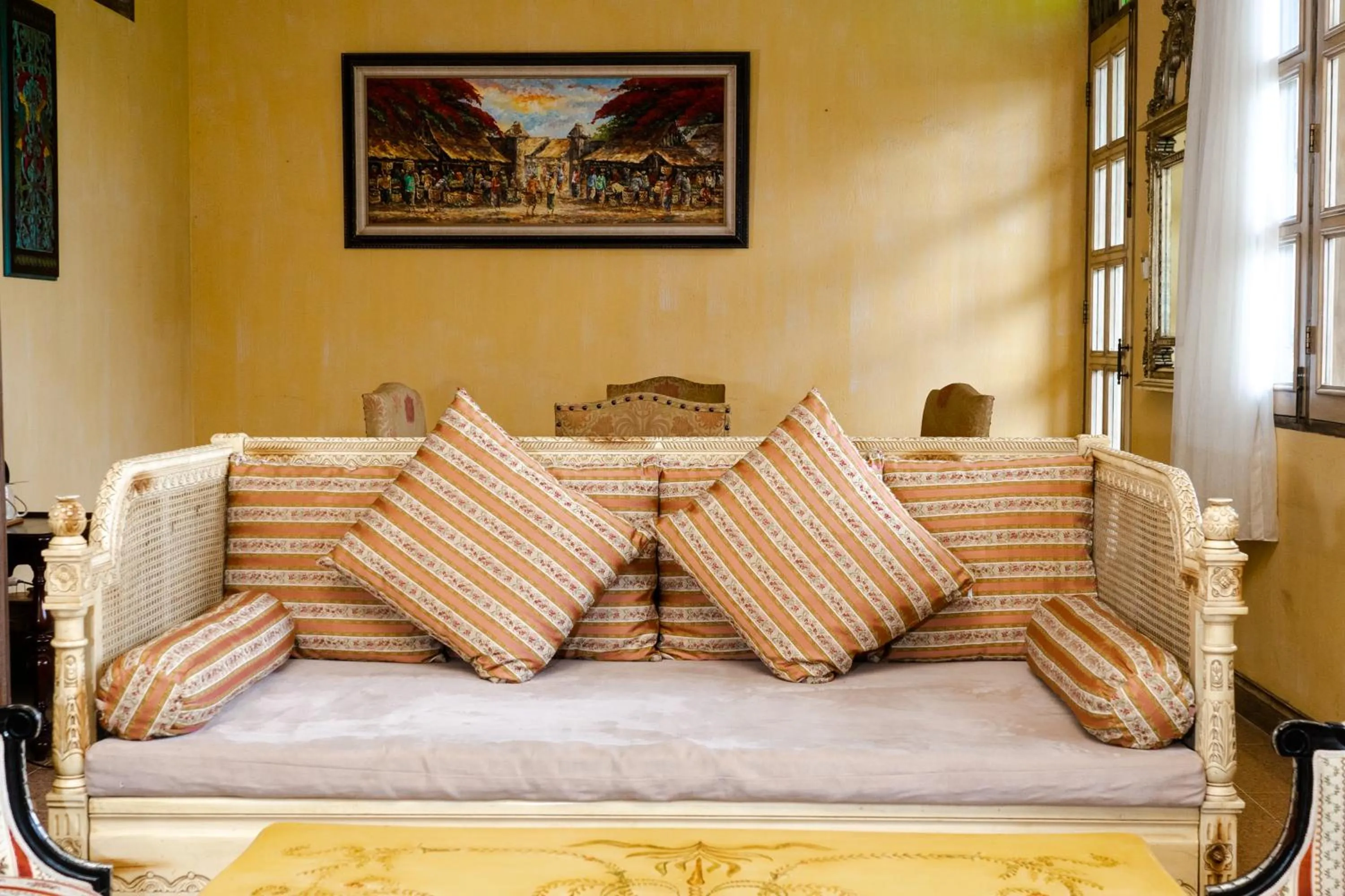 Seating area in Kayu Arum Resort