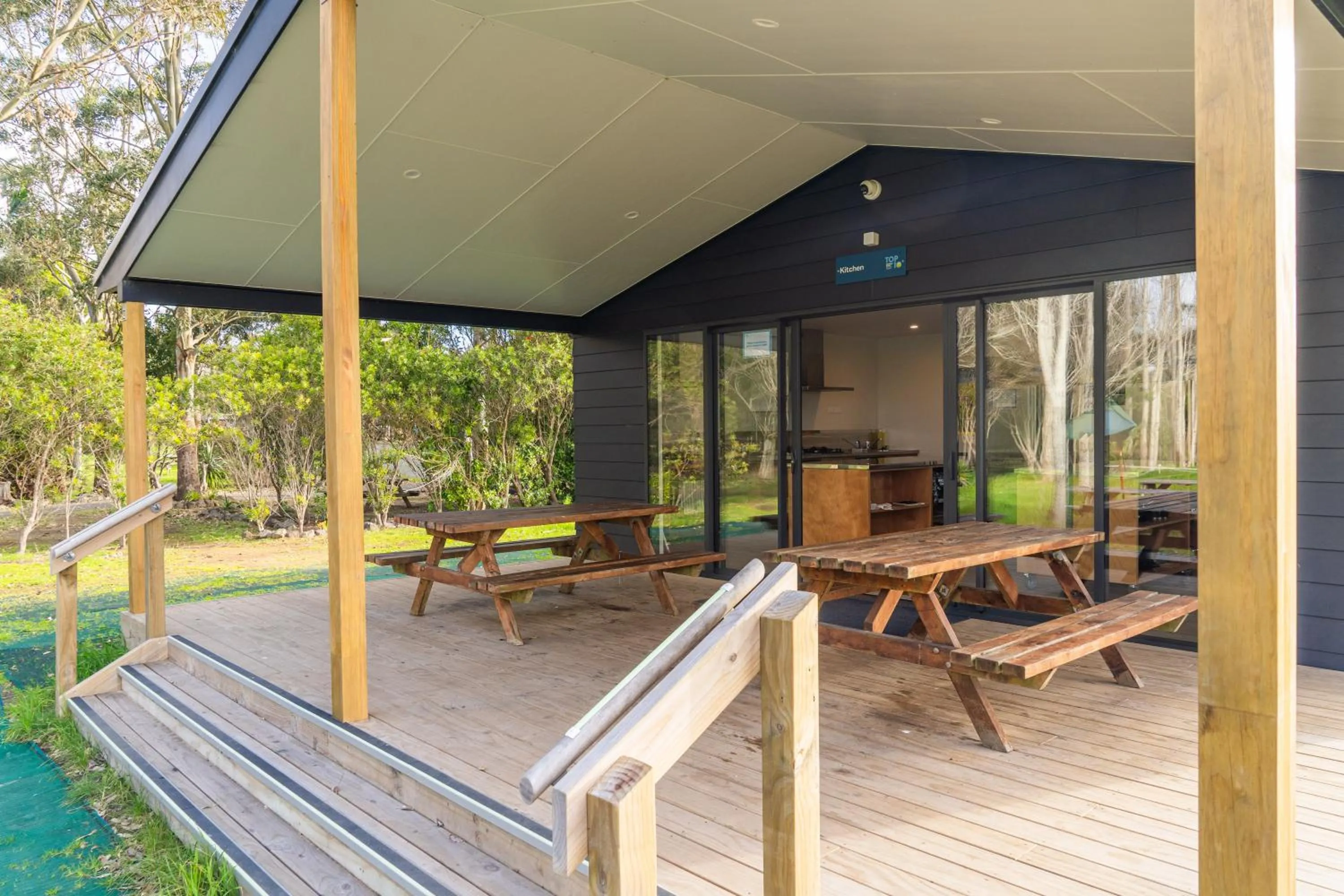 Communal kitchen in Ahipara TOP 10 Holiday Park