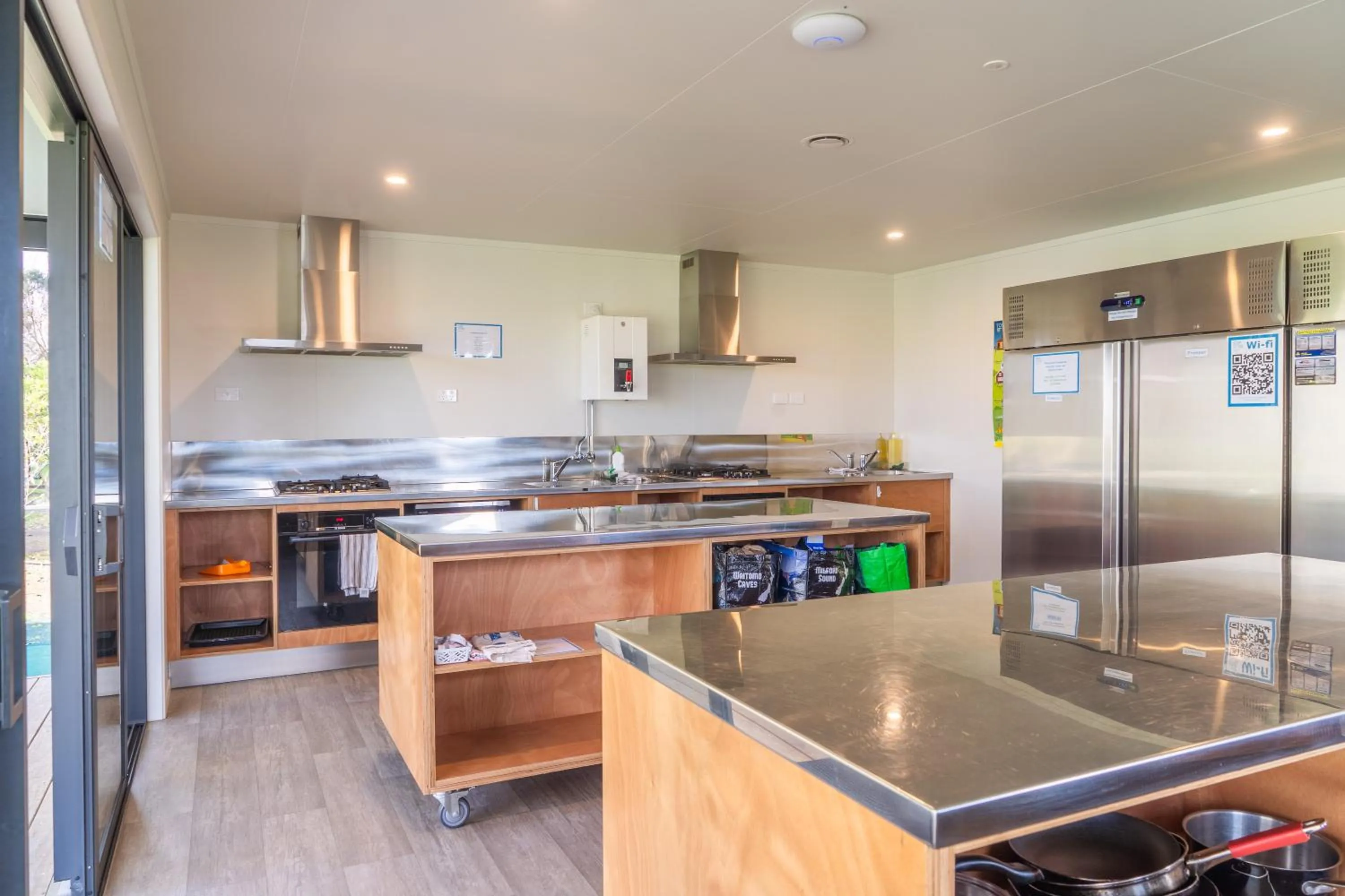Communal kitchen in Ahipara TOP 10 Holiday Park