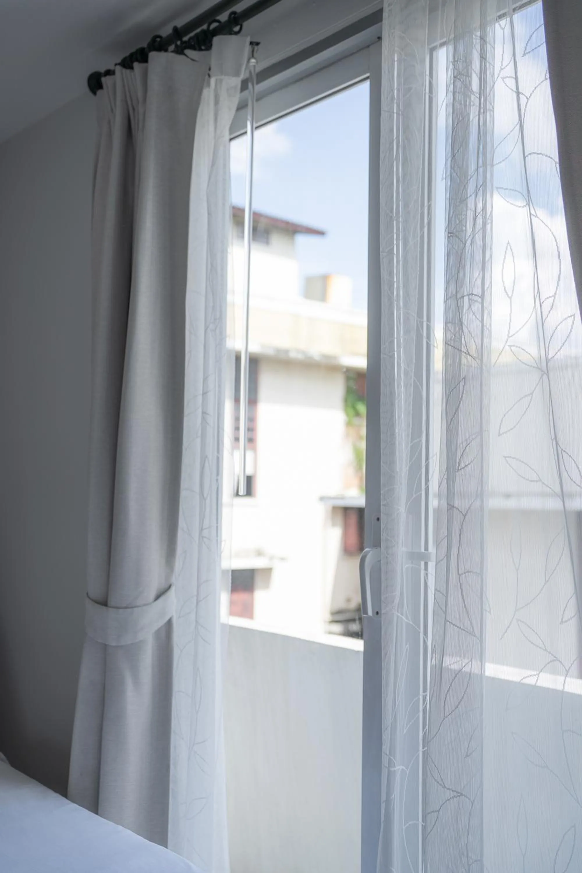 View (from property/room), Bed in Ratchadamnoen Residence