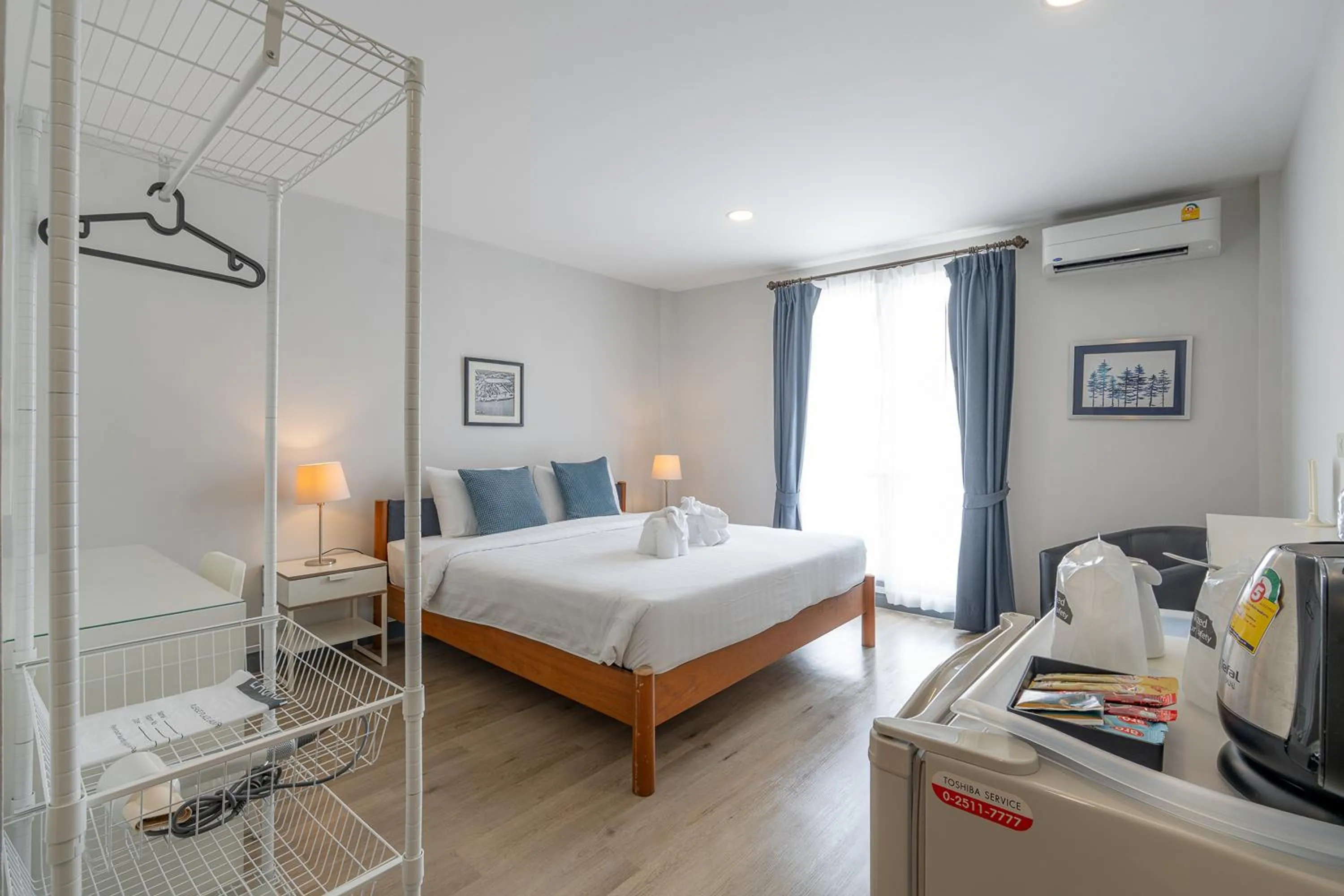 Bed in Ratchadamnoen Residence