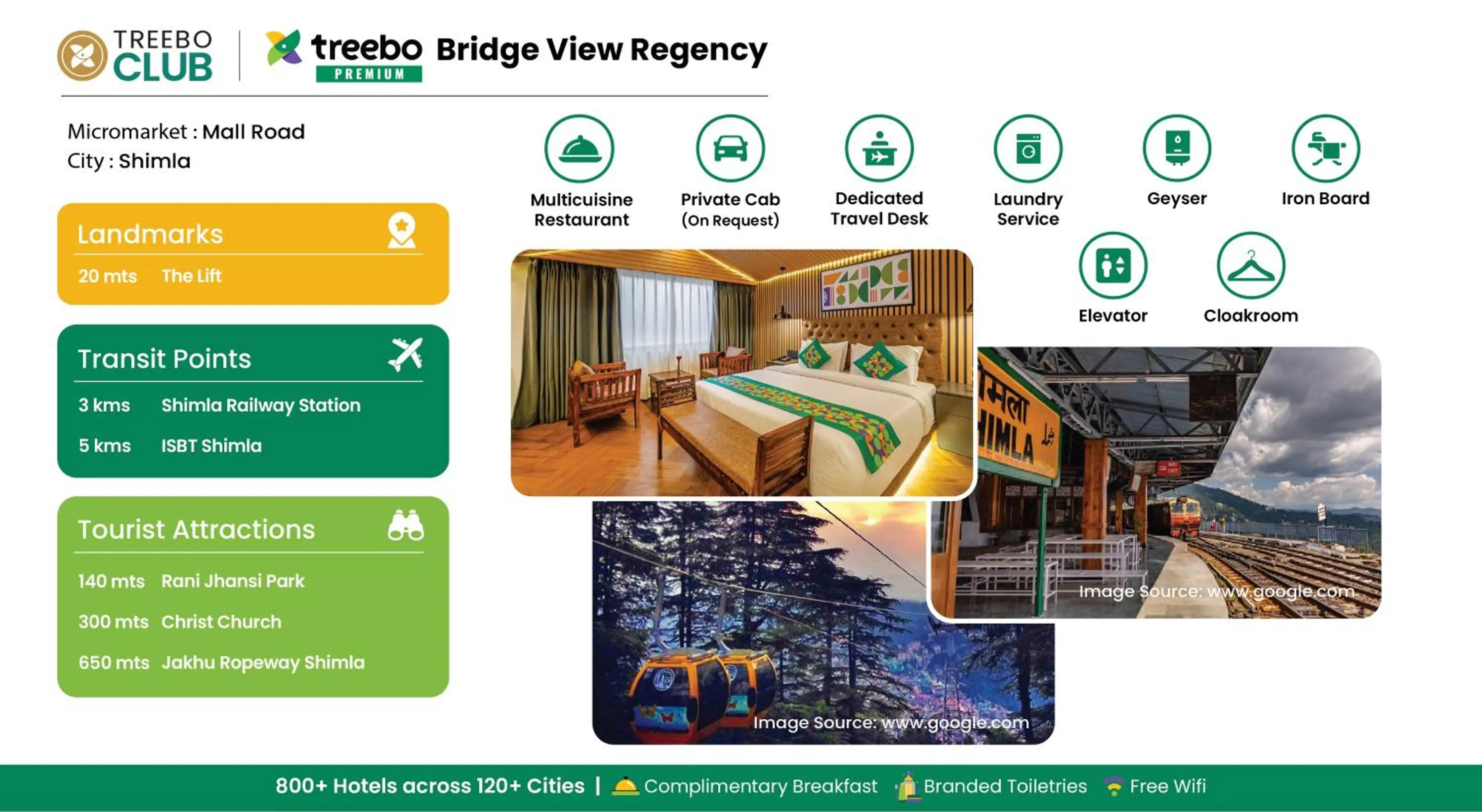 Treebo Premium Bridge View Regency, Mall Road
