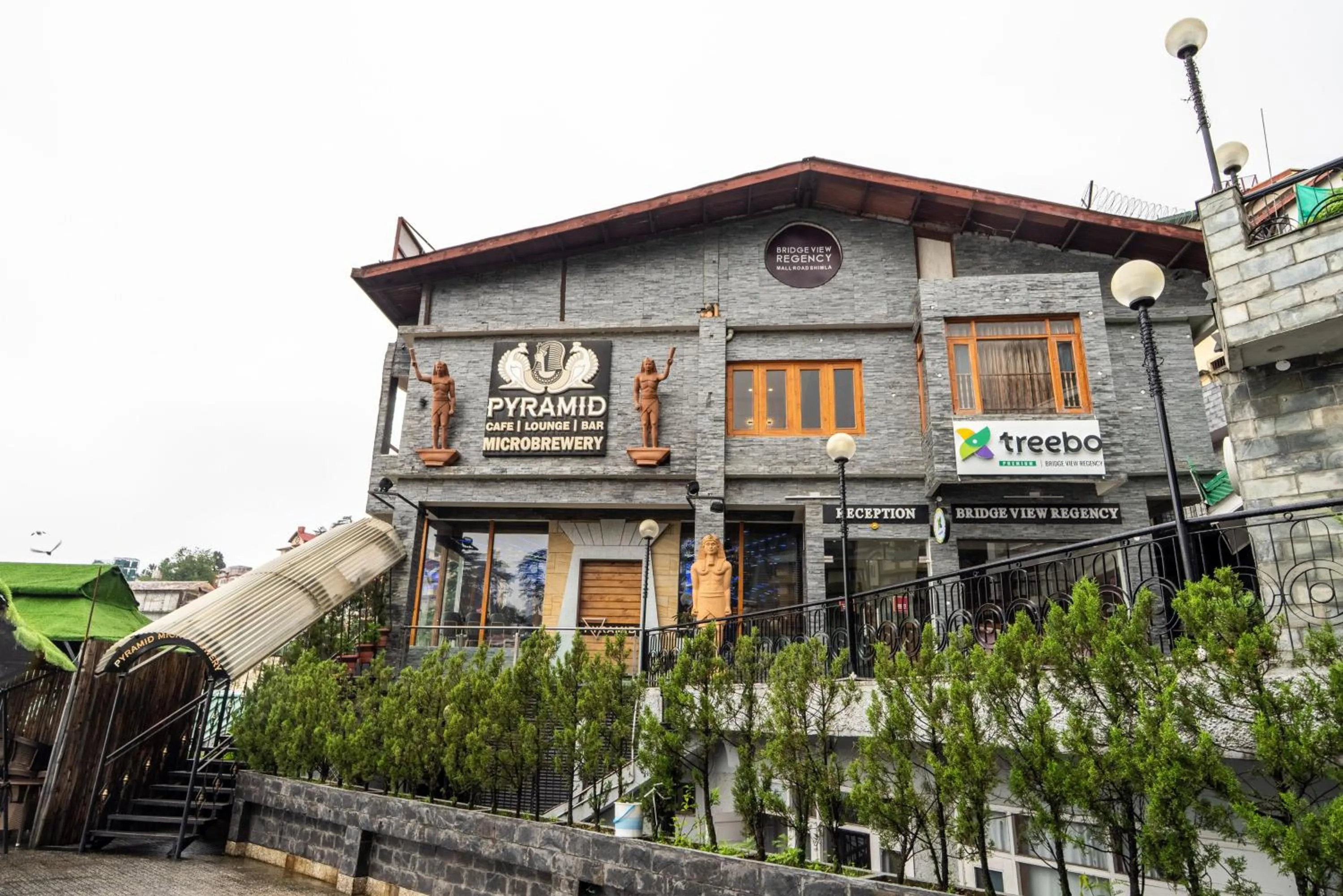 Property building in Treebo Premium Bridge View Regency, Mall Road