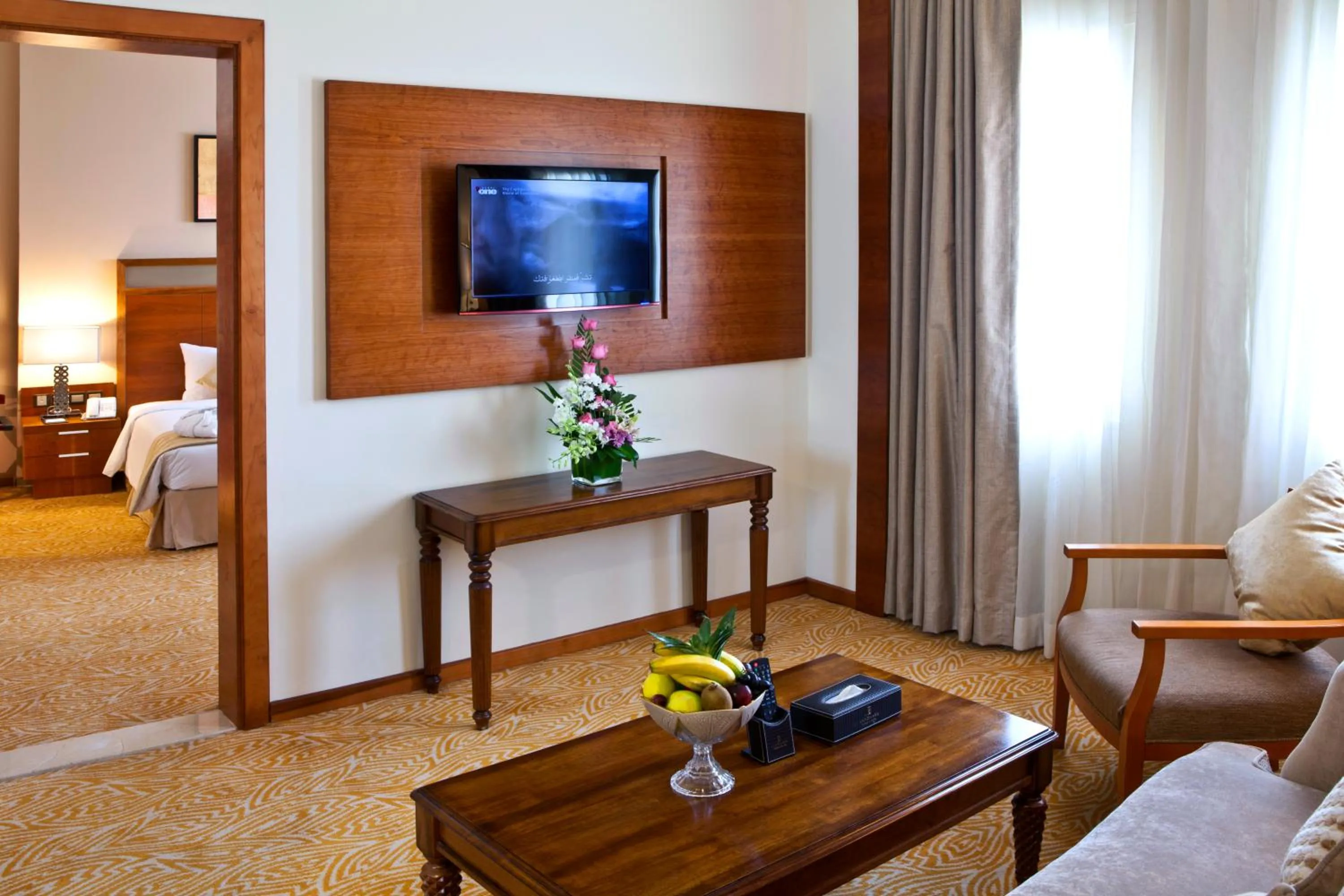 Seating area in Landmark Grand Hotel