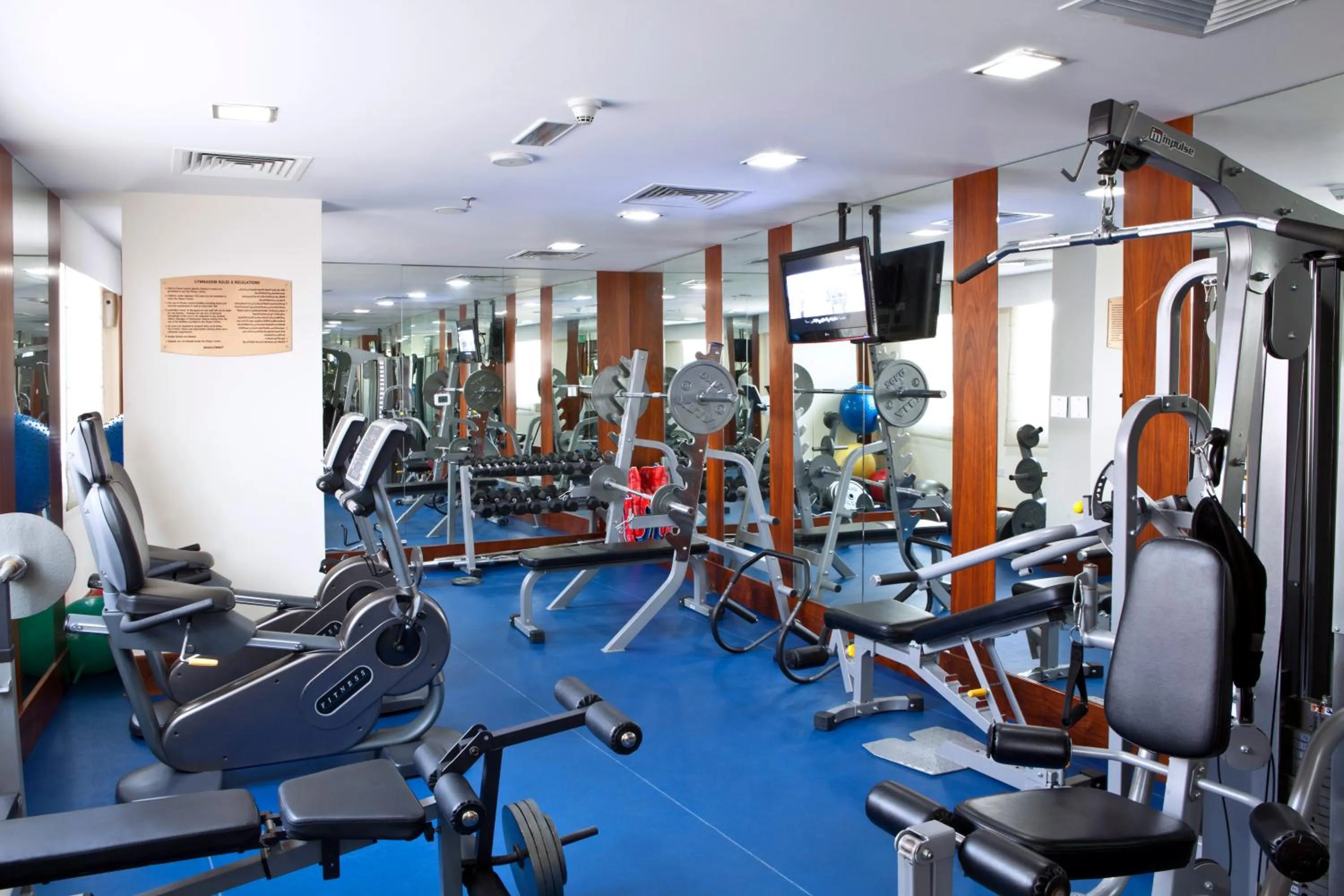 Fitness centre/facilities in Landmark Grand Hotel