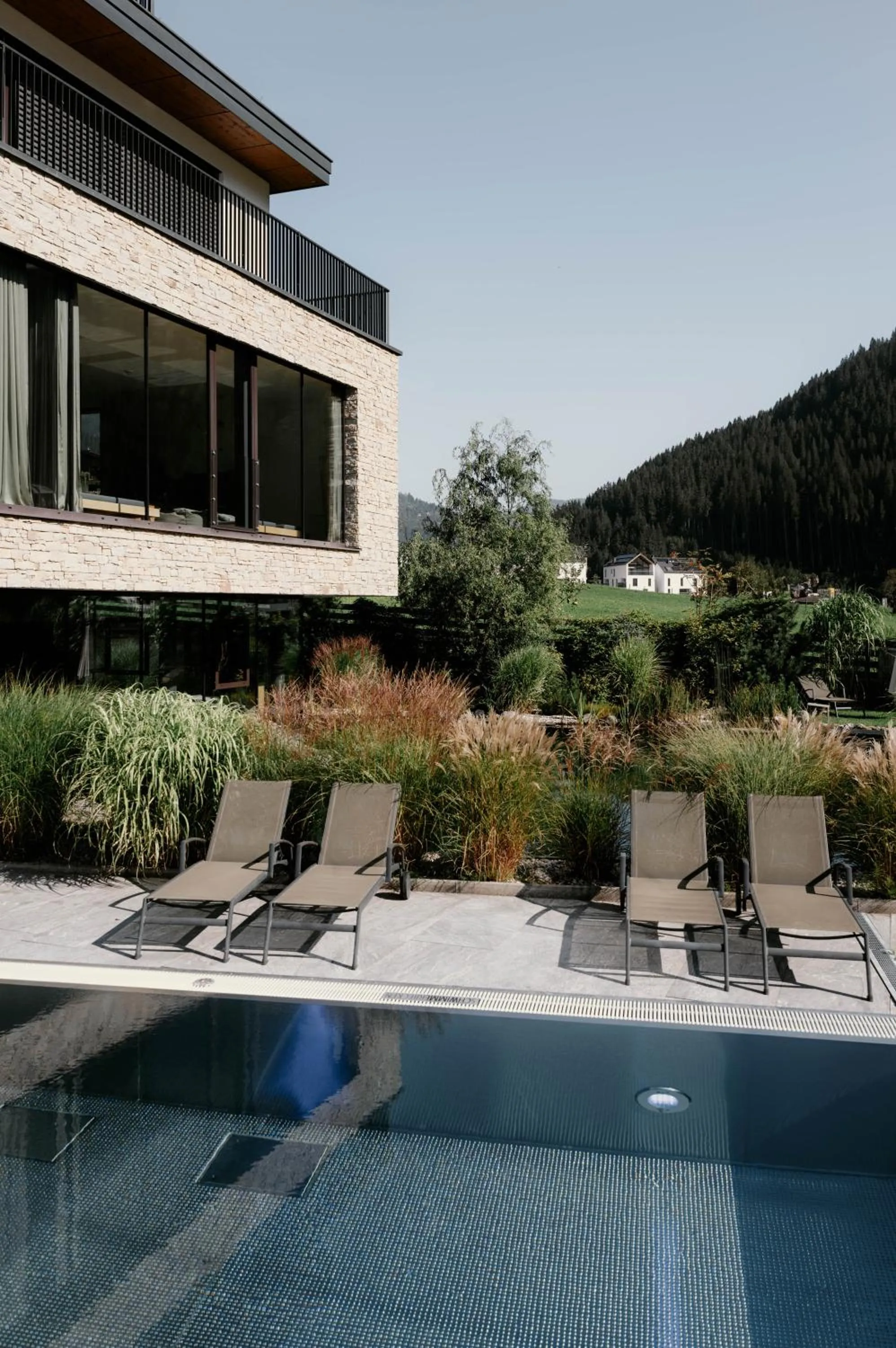 Swimming pool in Hotel Nesslerhof