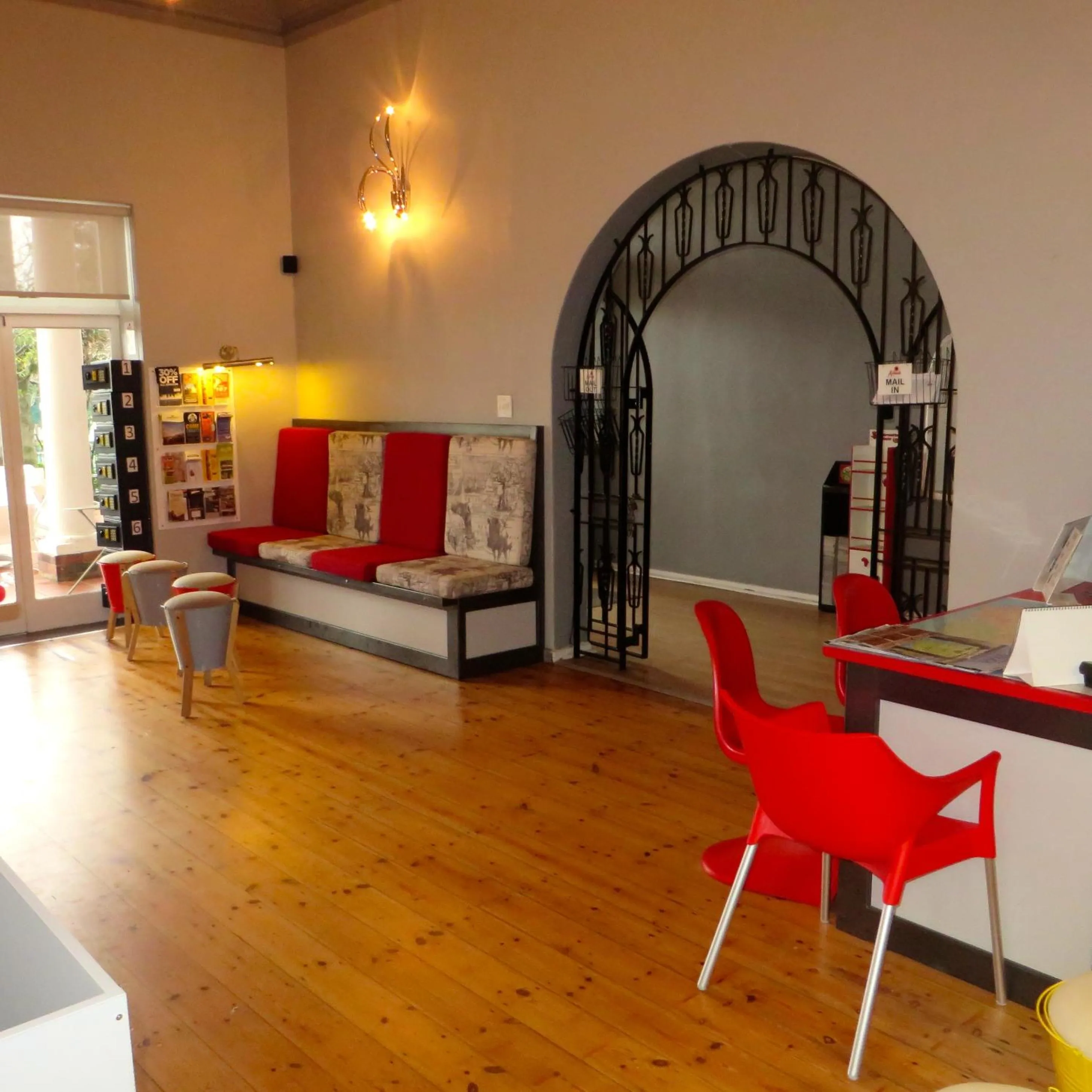 Lobby or reception in Ashanti Lodge Backpackers