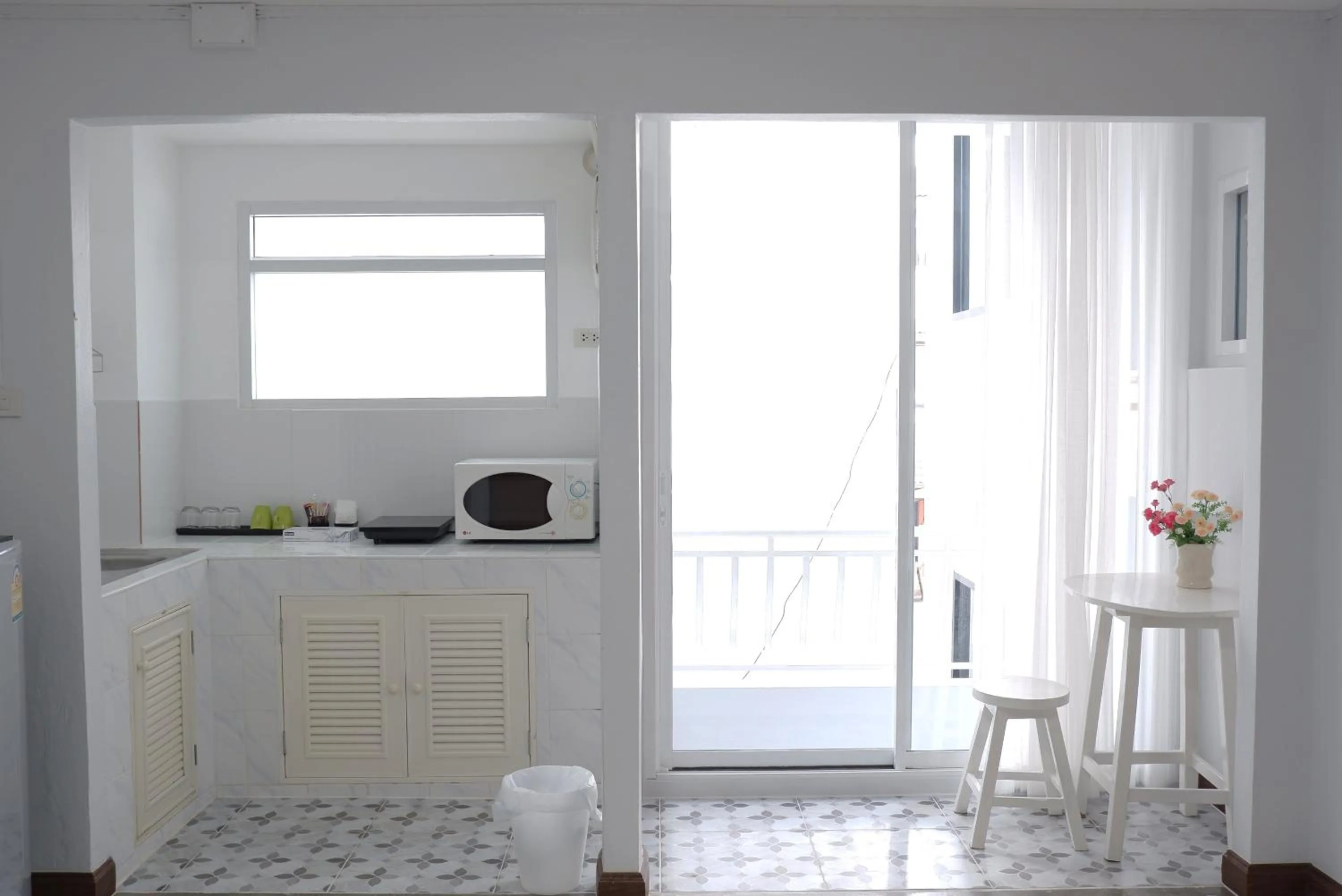 Kitchen or kitchenette in Shan Boutique hotel