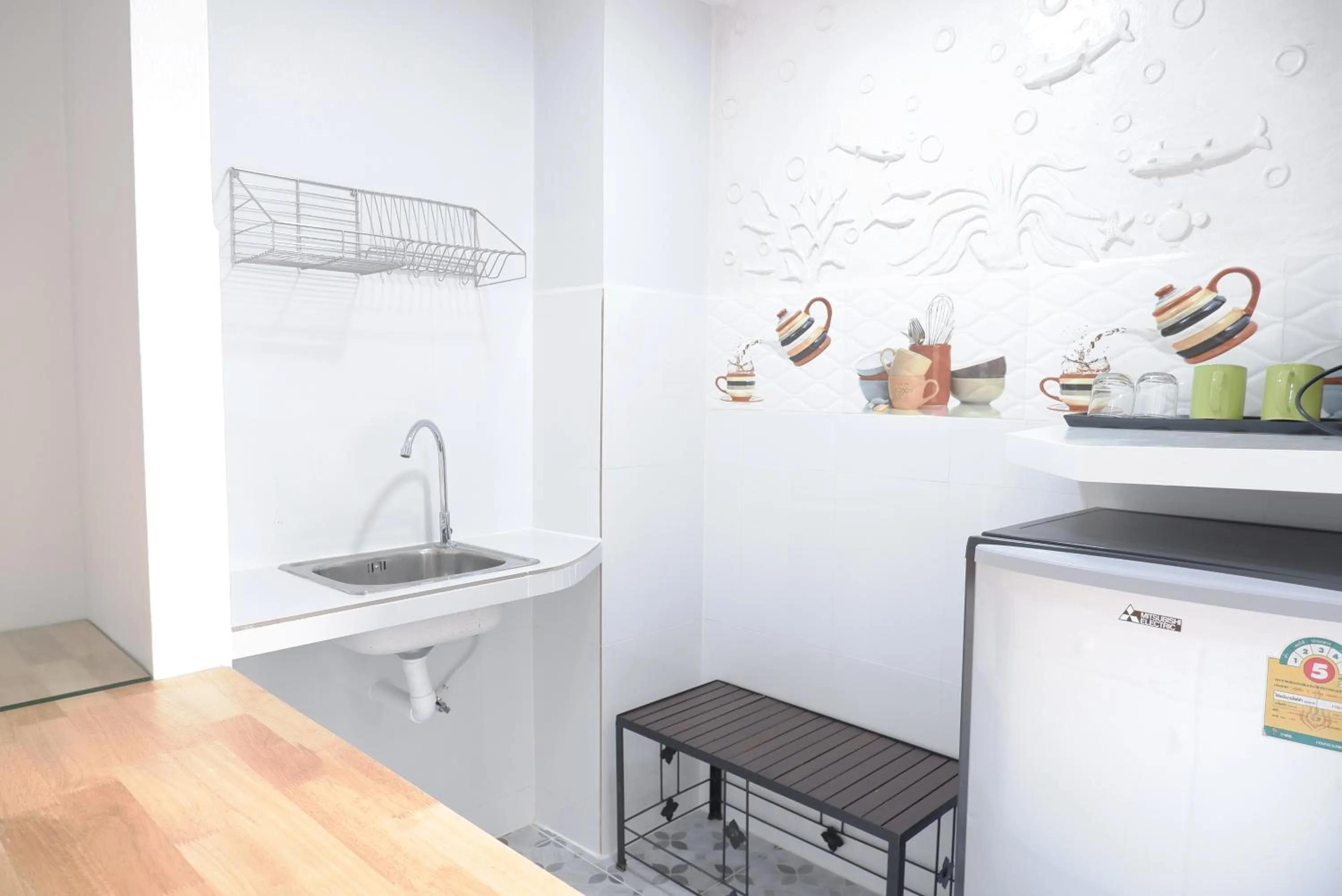 Kitchen or kitchenette in Shan Boutique hotel