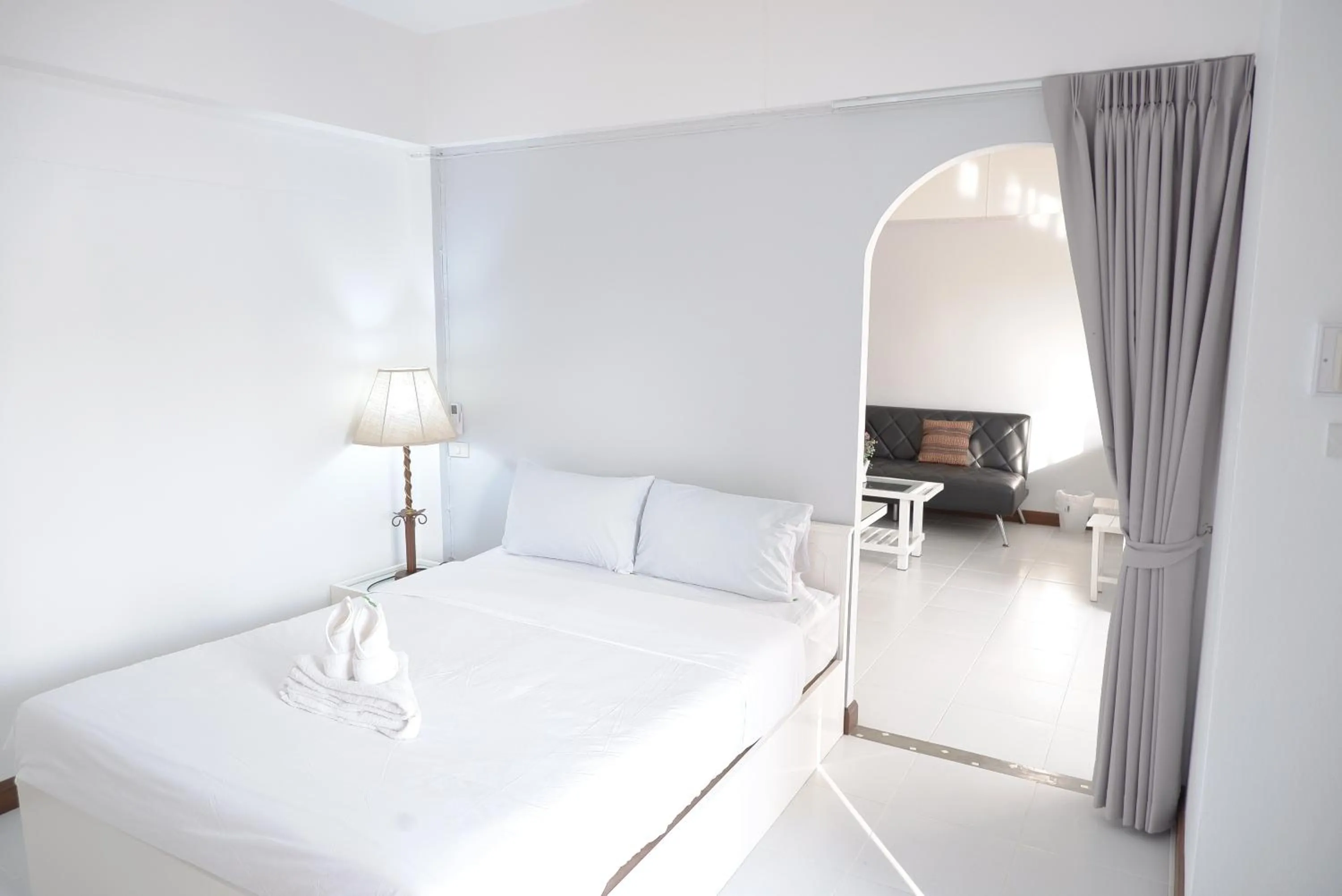 Bed in Shan Boutique hotel