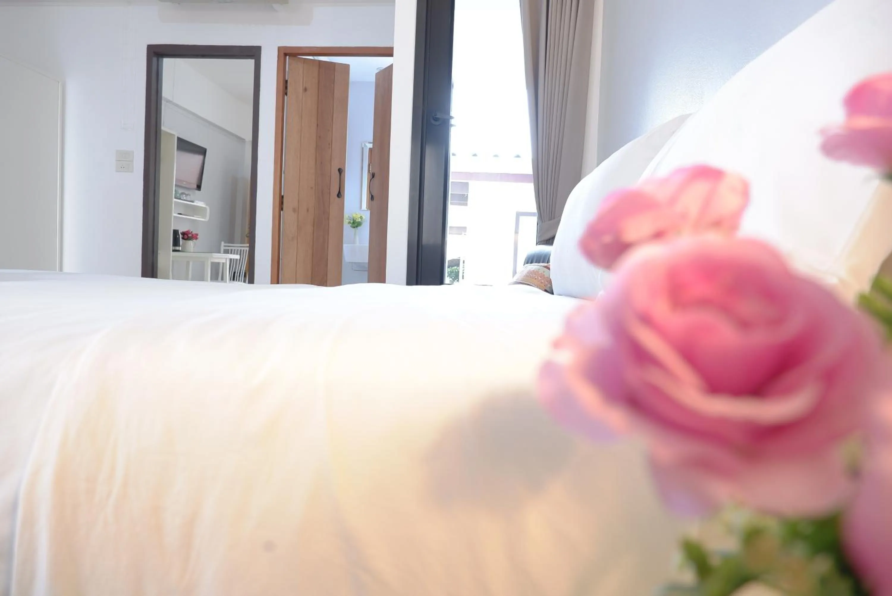 Bed in Shan Boutique hotel