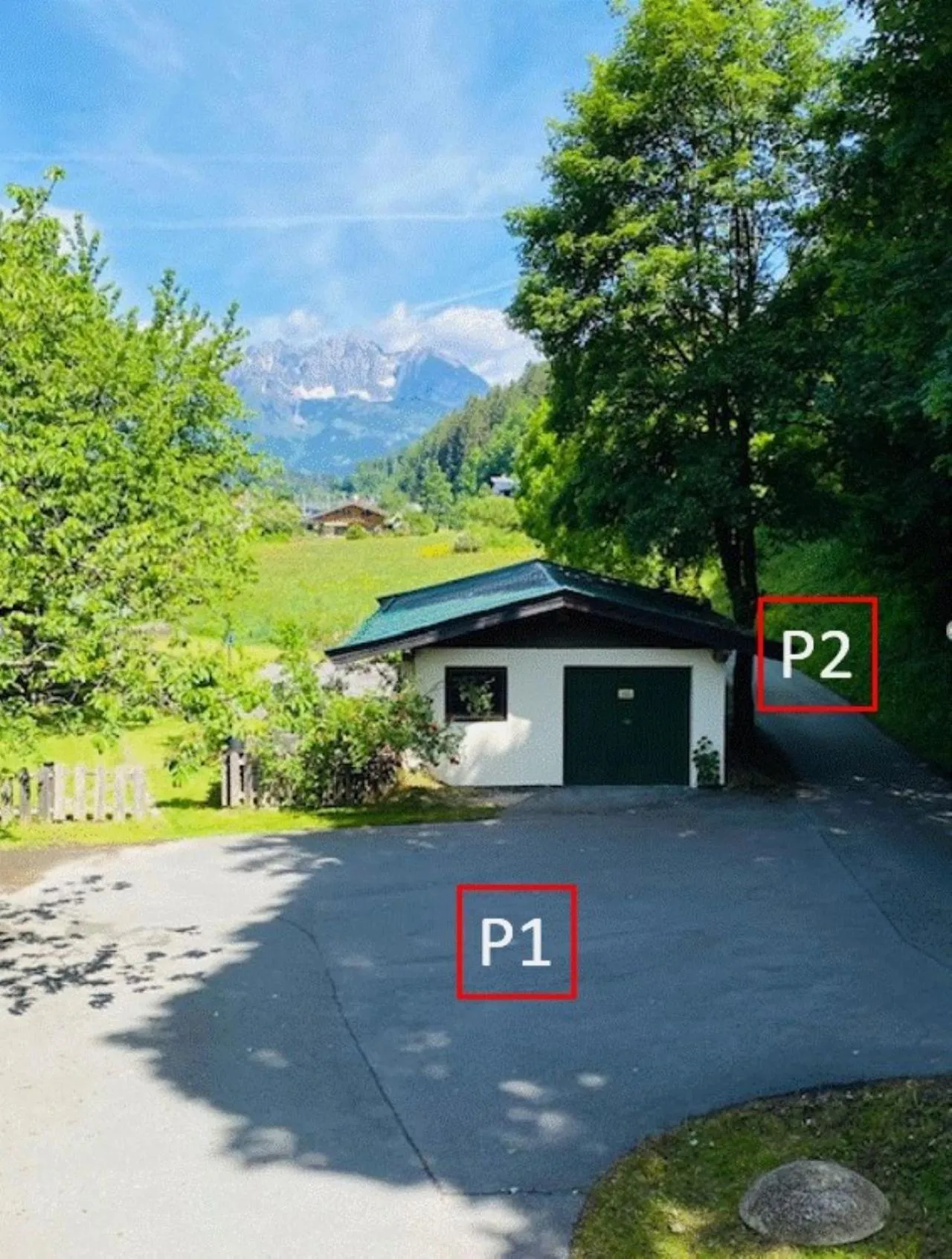 Parking in Pension Rainhof
