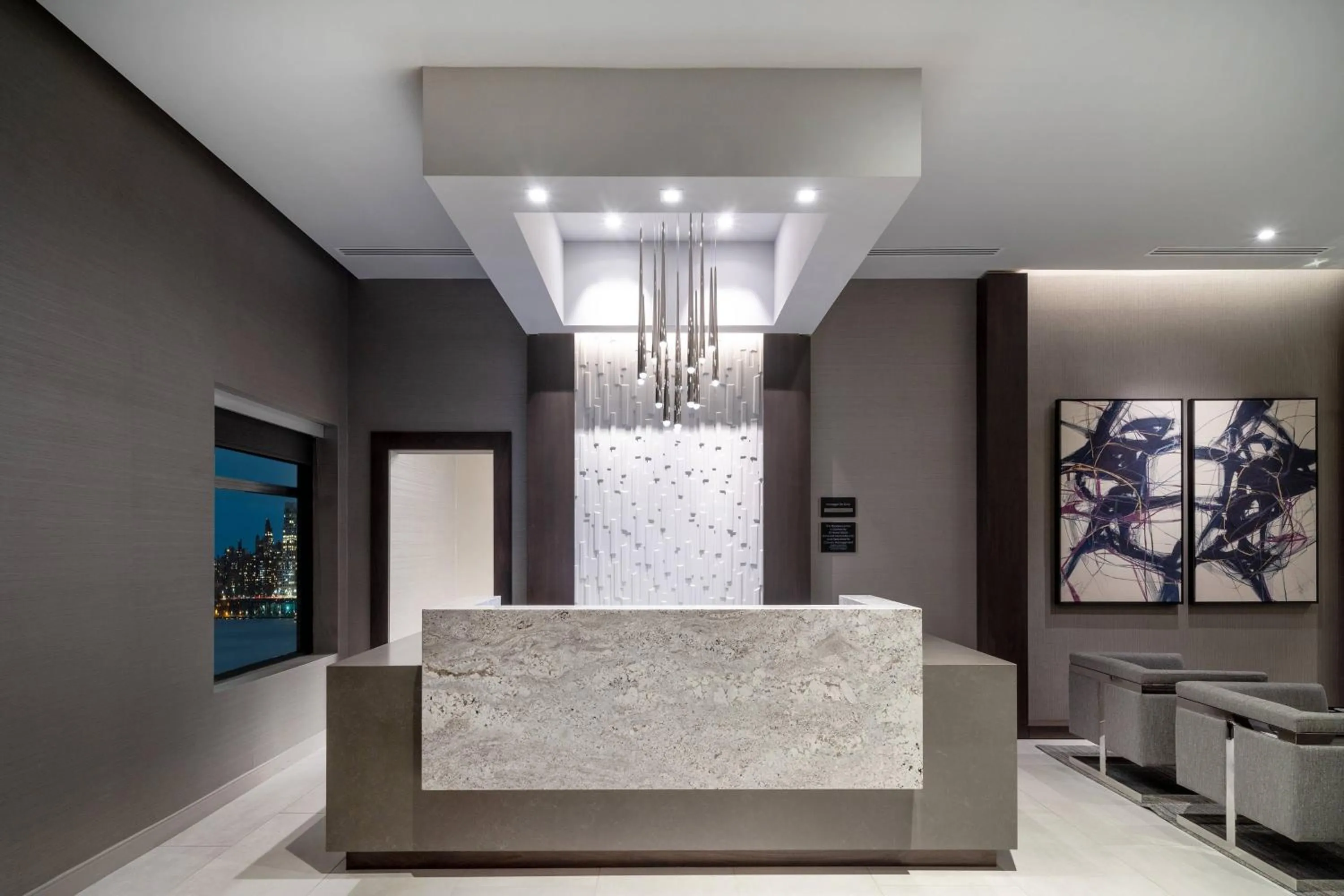 Lobby or reception in Residence Inn by Marriott Weehawken