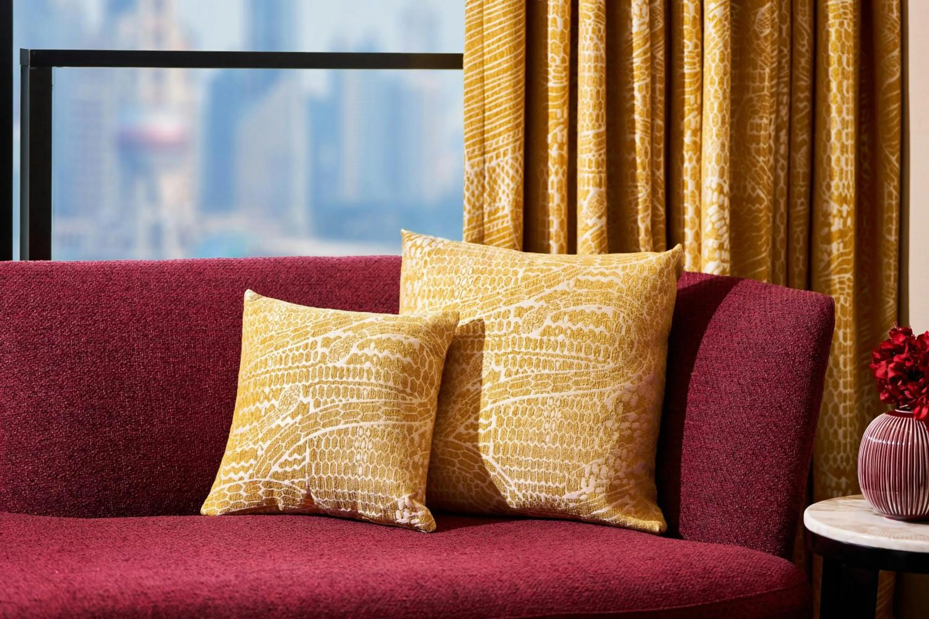 Photo of the whole room in Bulgari Hotel Shanghai