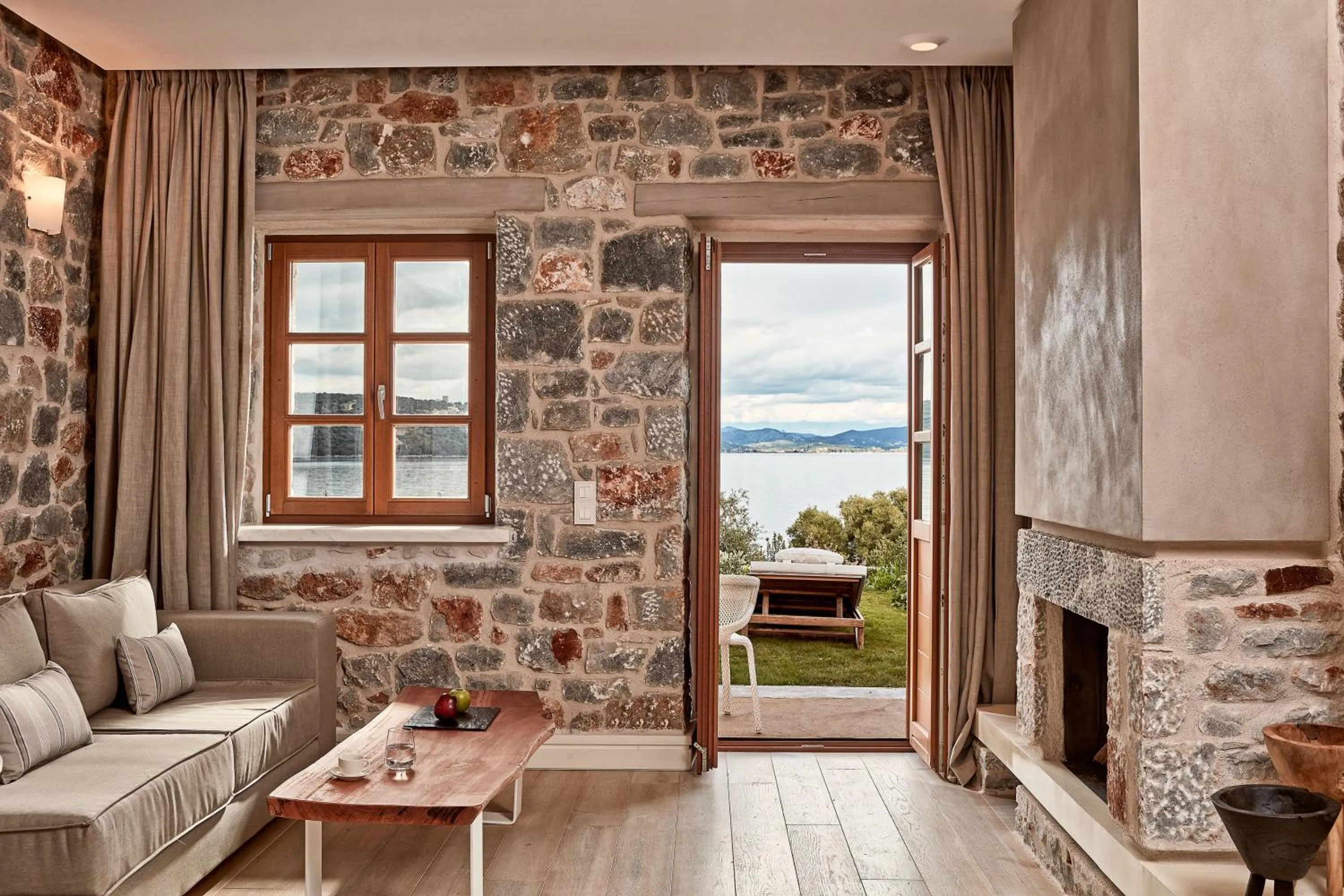 Living room in 100 Rizes Seaside Resort- Small Luxury Hotels of the World