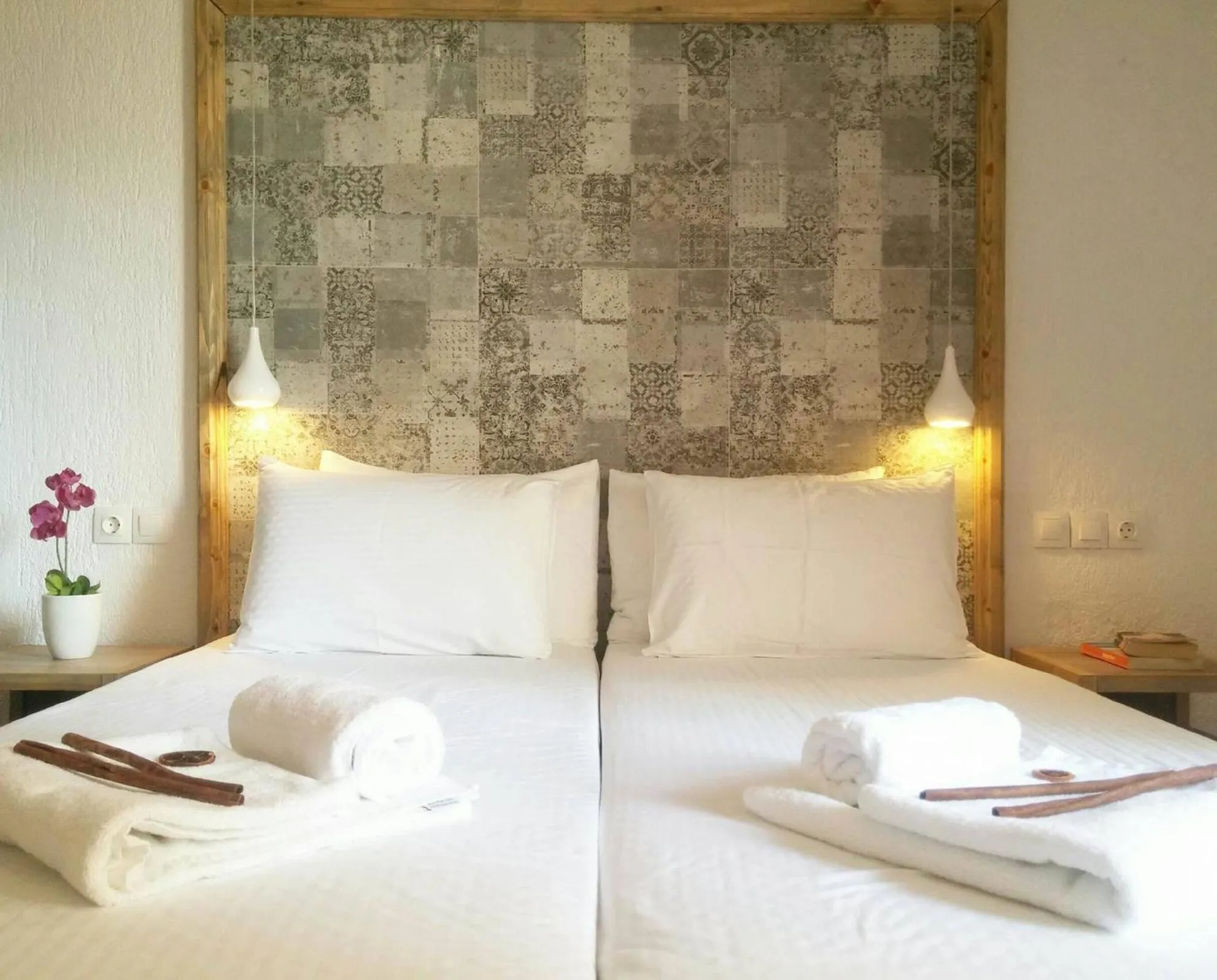 Bed in Cleopatra Apartments