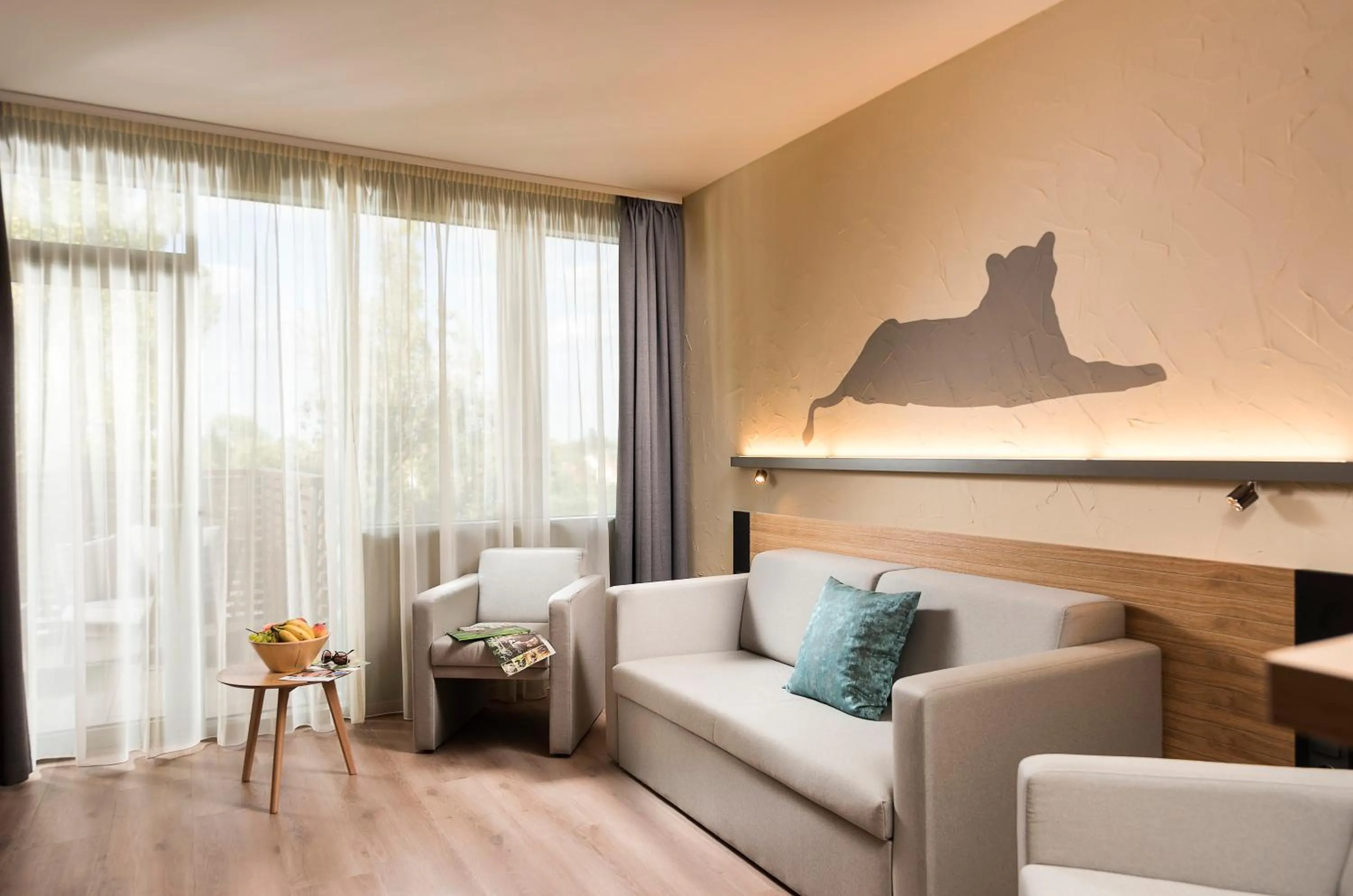 Living room in Pangea Hotel