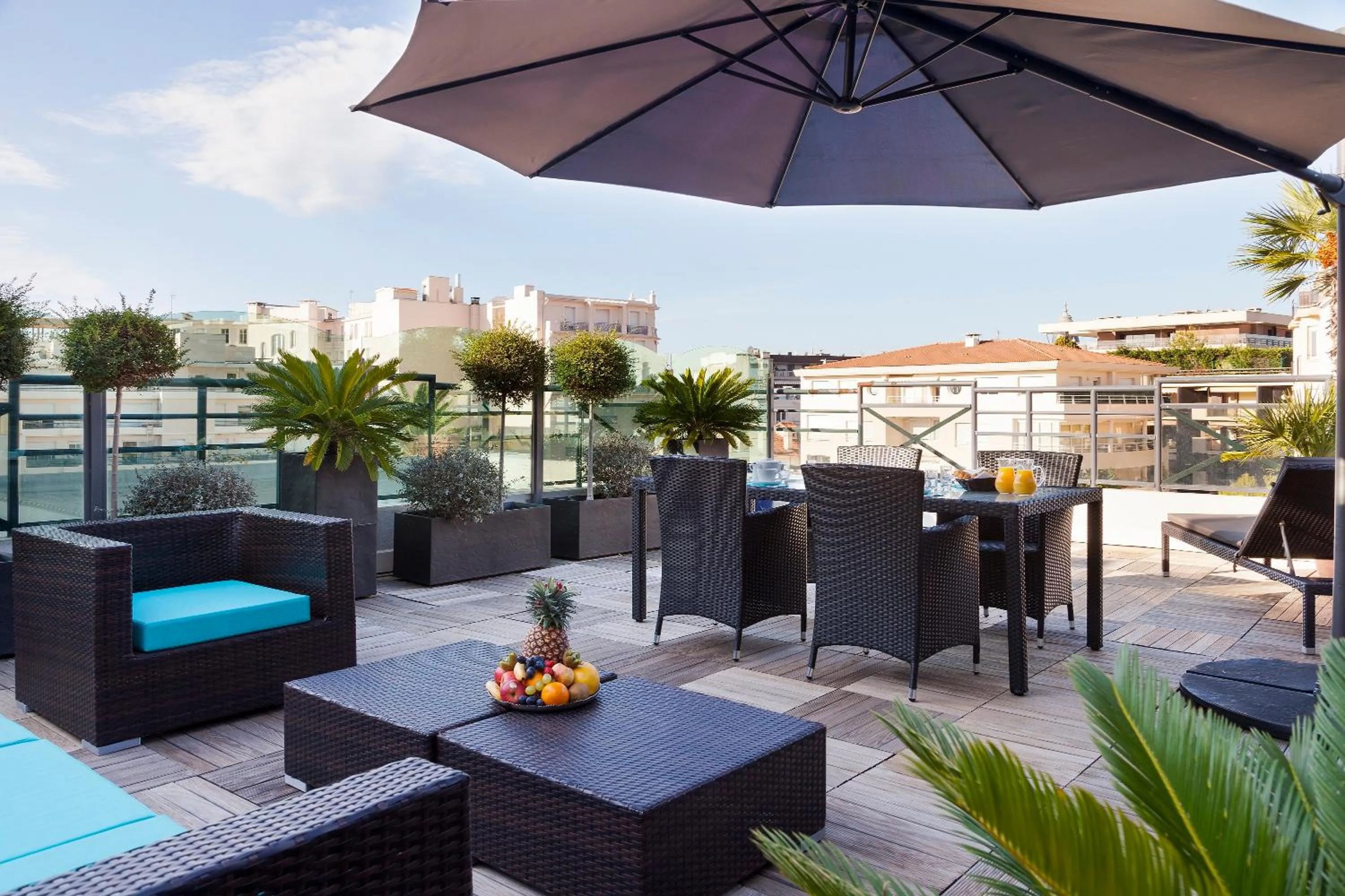 Balcony/Terrace in Nehô Suites Cannes Croisette