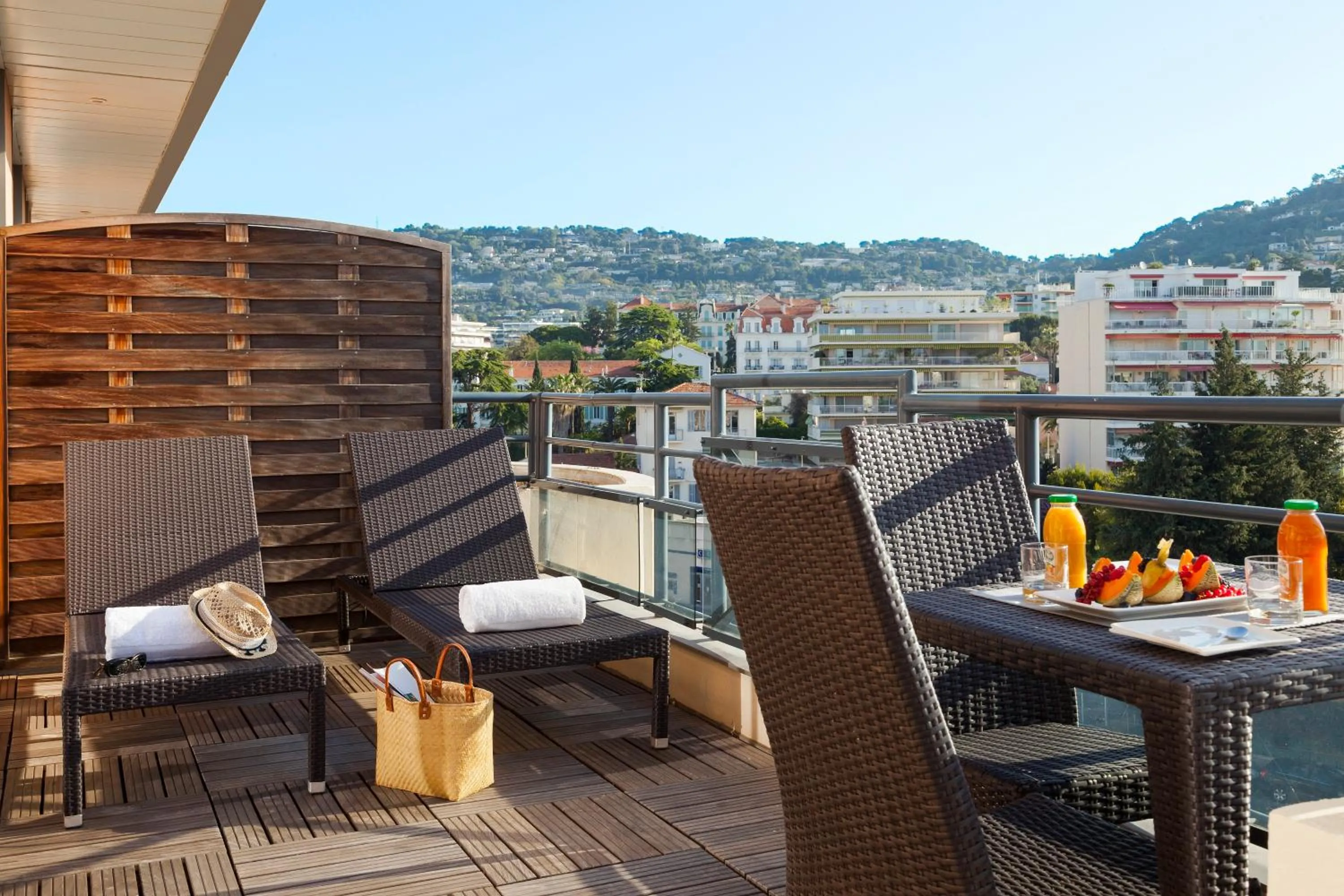 Balcony/Terrace in Nehô Suites Cannes Croisette