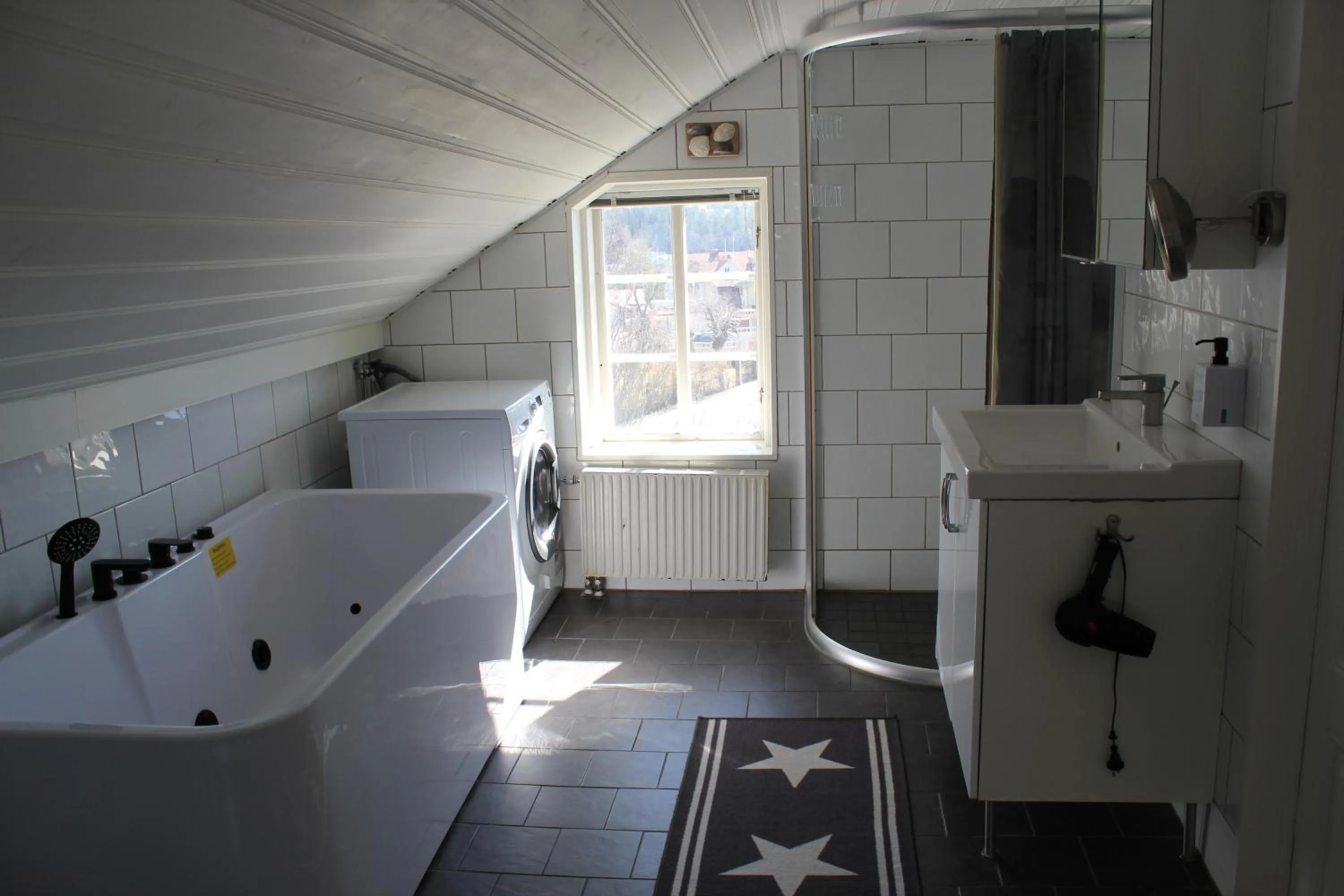 Shower in Hotel Pensionat Granparken