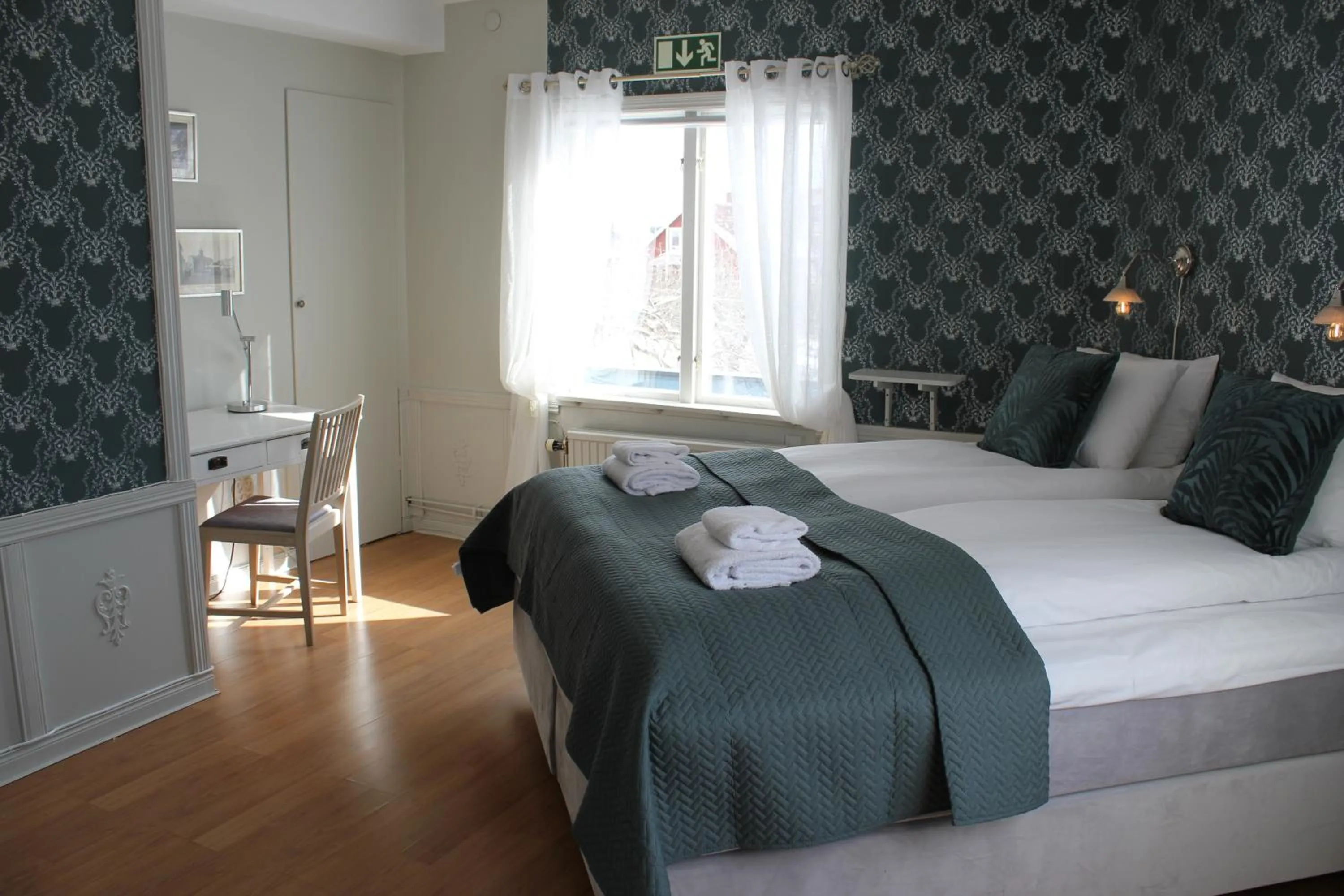 Bed in Hotel Pensionat Granparken