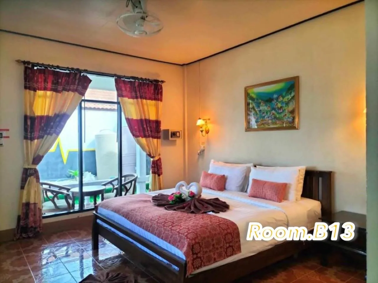 Property building, Bed in Beach Home Lanta