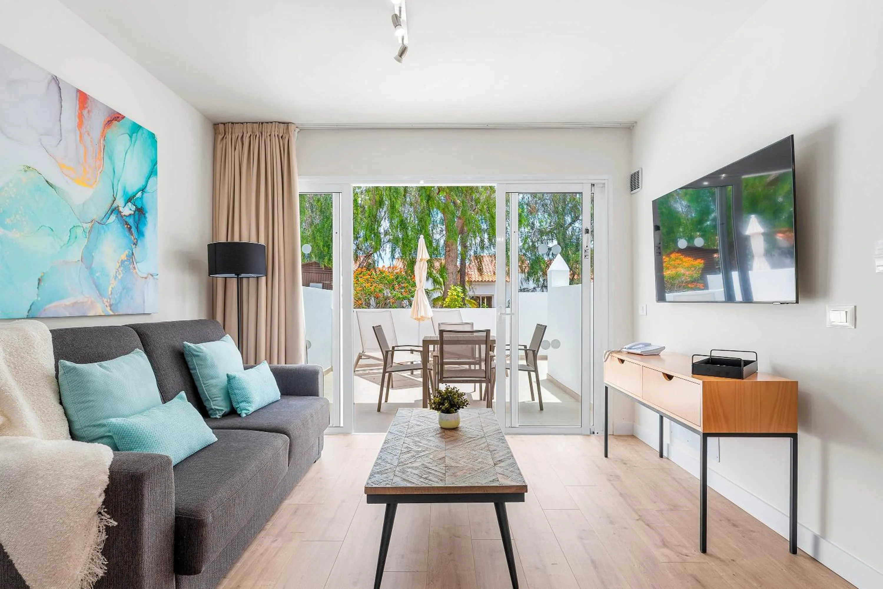 Living room in Wyndham Residences Golf del Sur