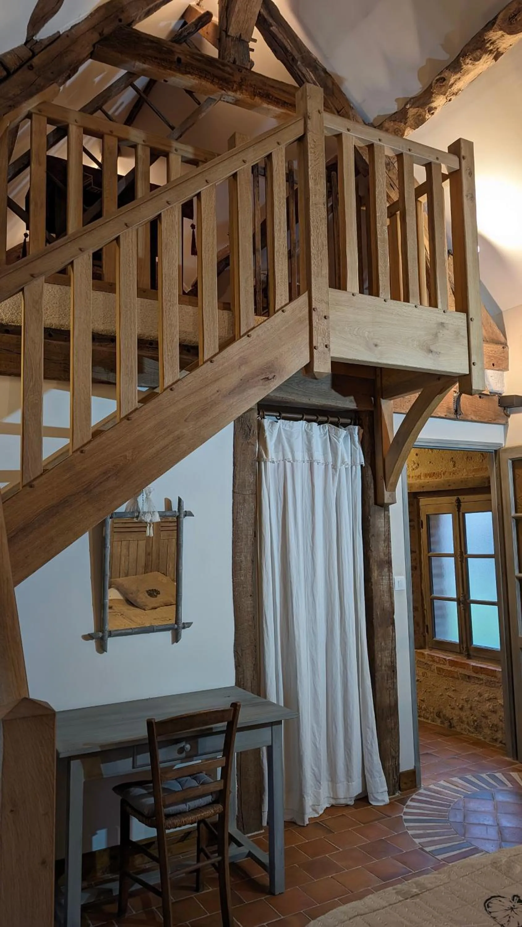 Bedroom in Chambres La Vallée