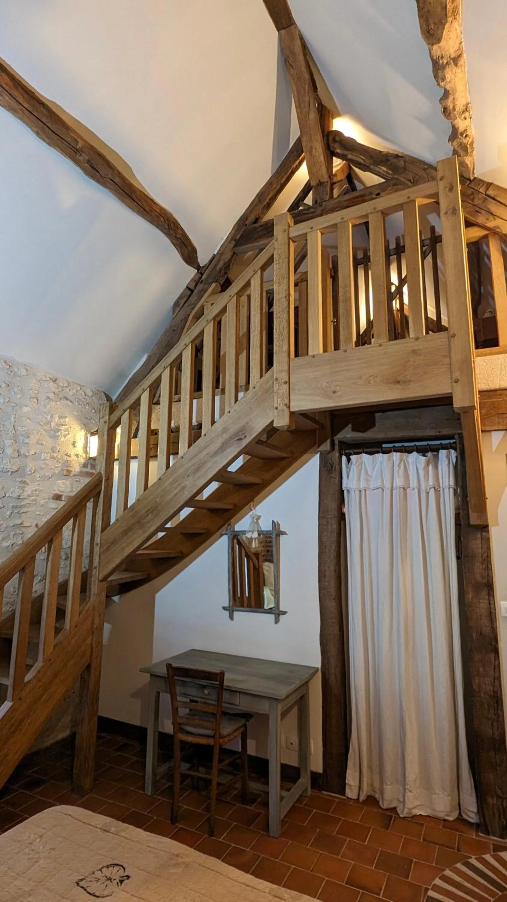 Bedroom in Chambres La Vallée